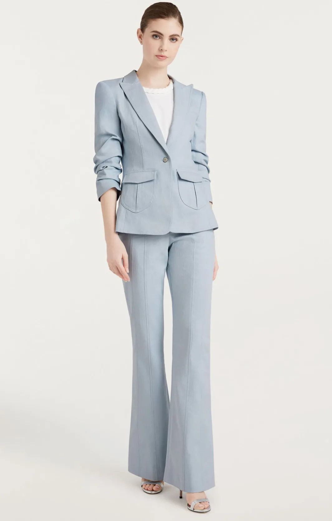 Jackets | Denim<Cinq à Sept Louisa Blazer BabyBlue
