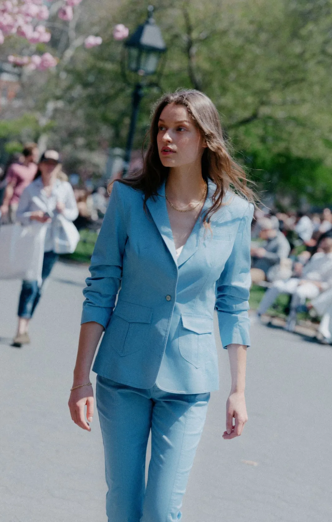 Blazers | Denim<Cinq à Sept Louisa Jacket BlissfulBlue