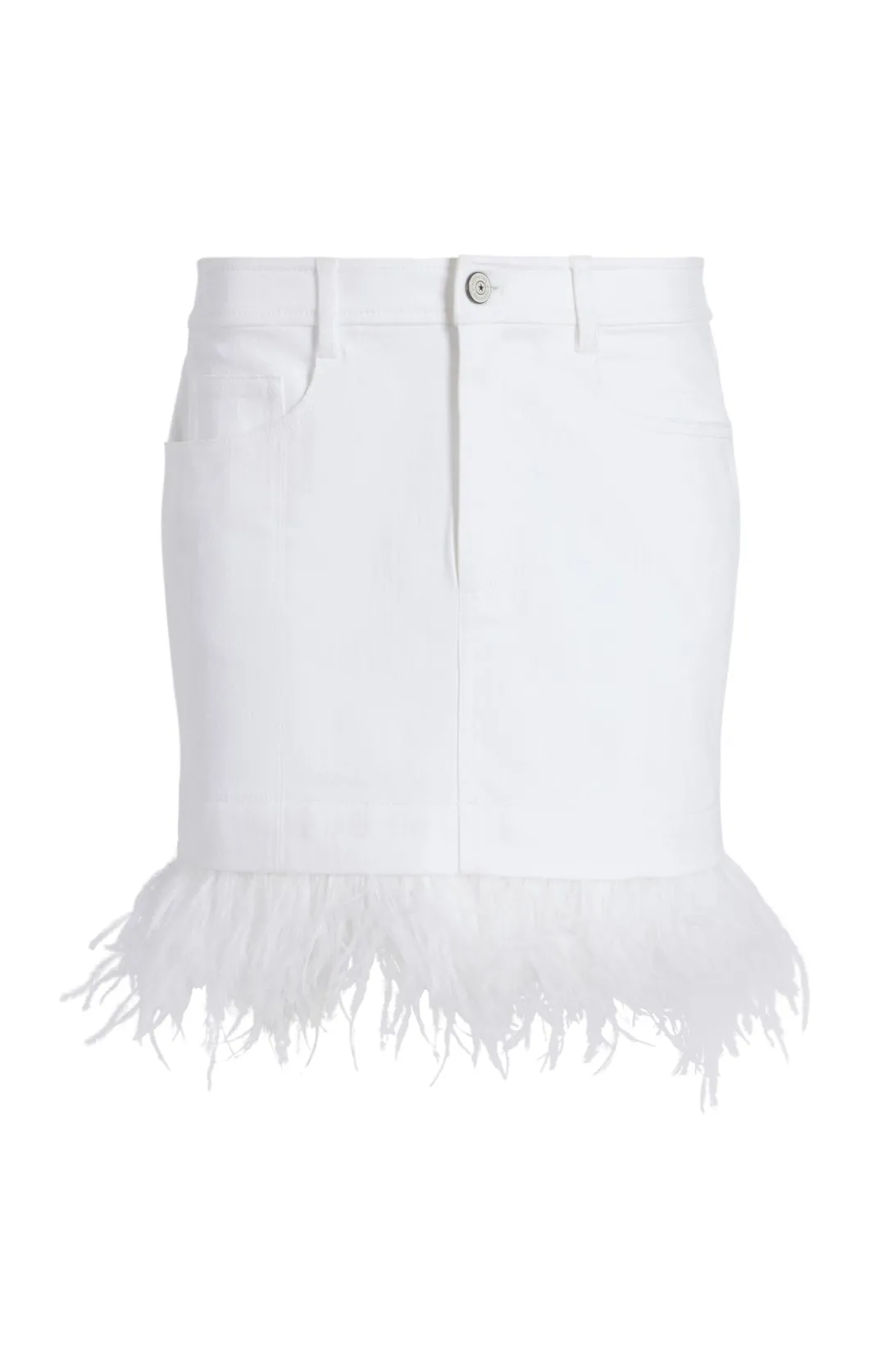 Denim | Skirts<Cinq à Sept Luca Skirt White