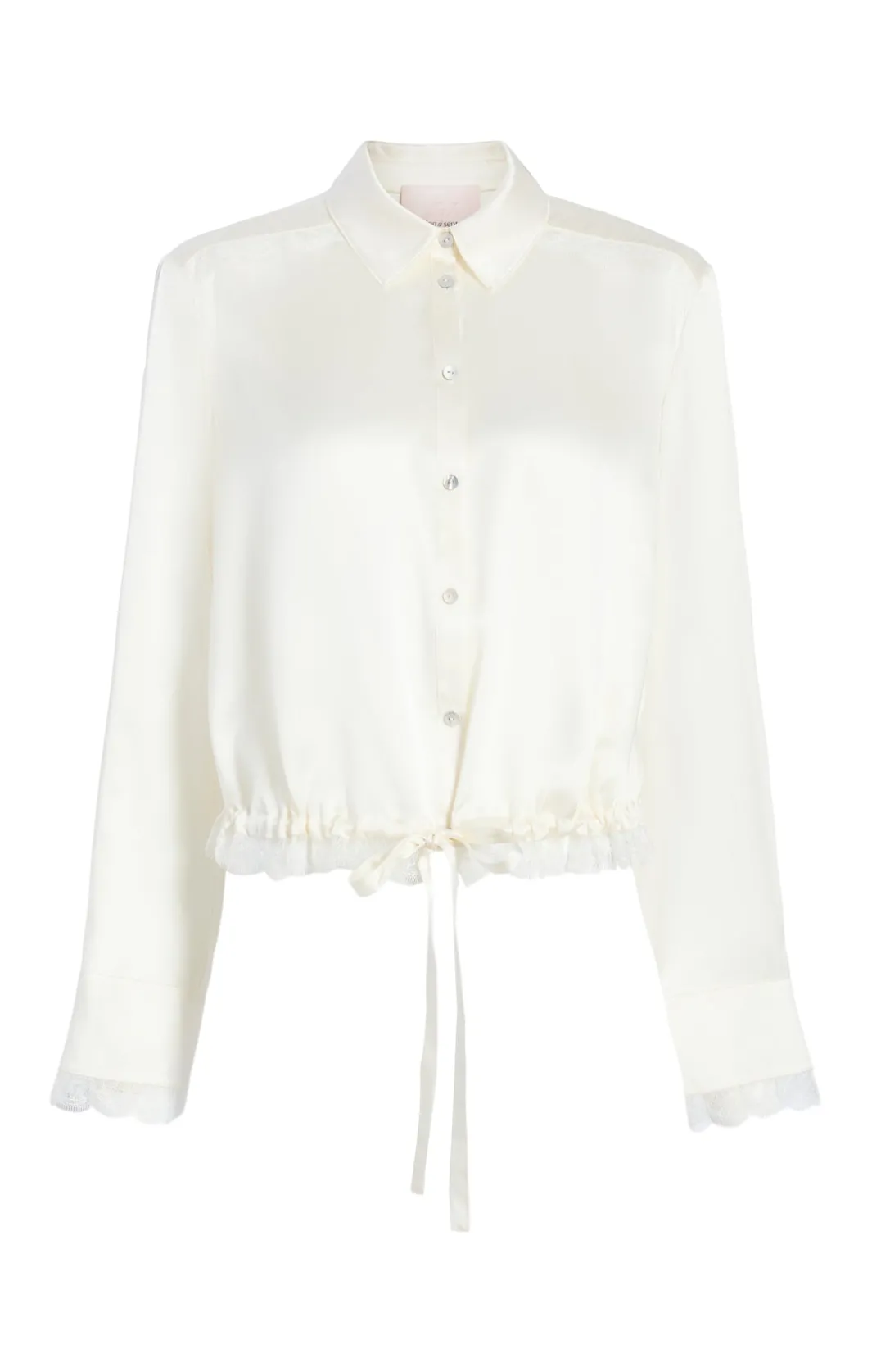 Long Sleeve Tops<Cinq à Sept Mabyn Top Ivory