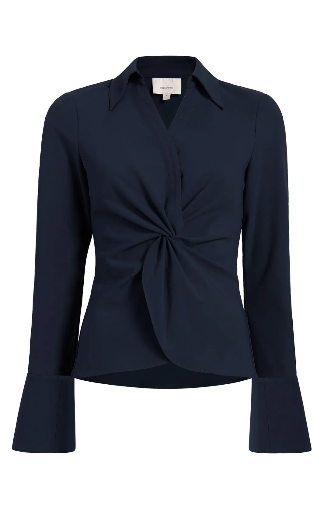Long Sleeve Tops<Cinq à Sept Mckenna Top Navy