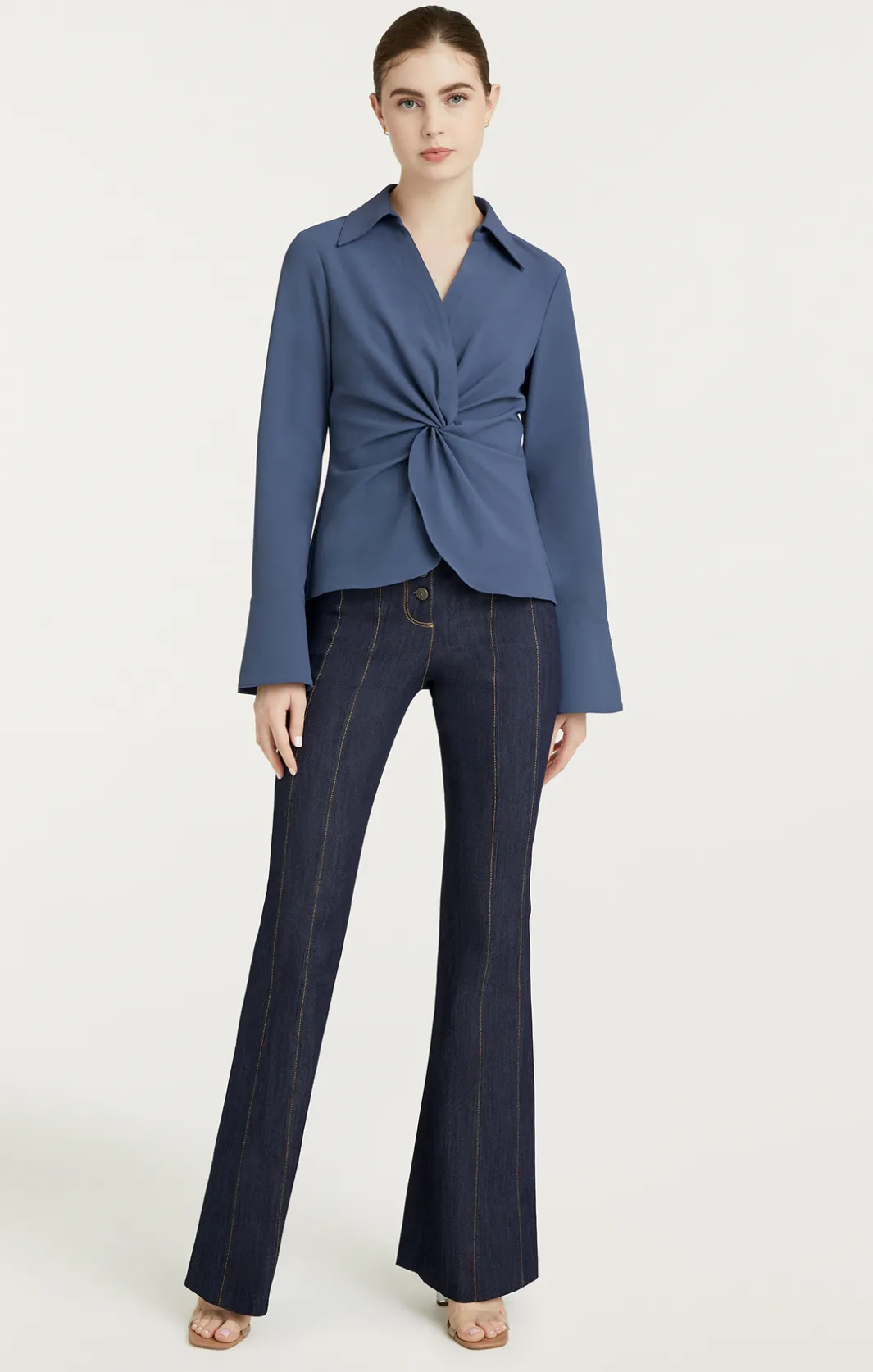 Long Sleeve Tops<Cinq à Sept Mckenna Top Shadow