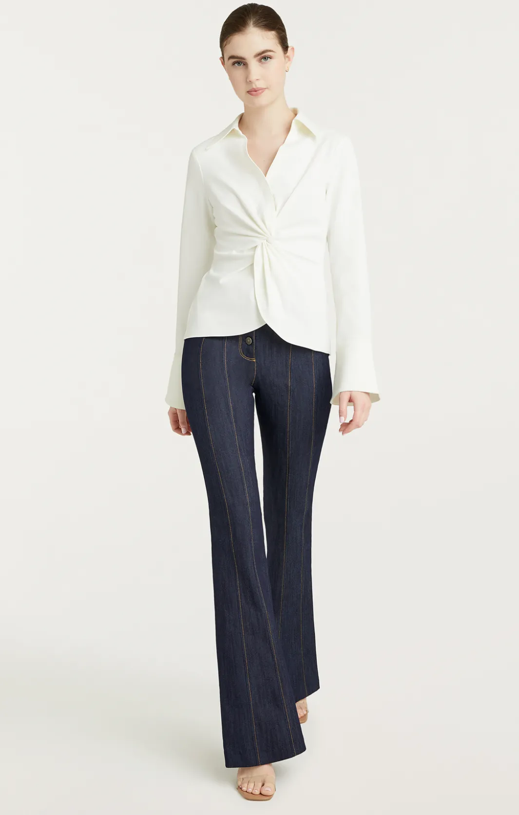 Long Sleeve Tops<Cinq à Sept Mckenna Top Ivory