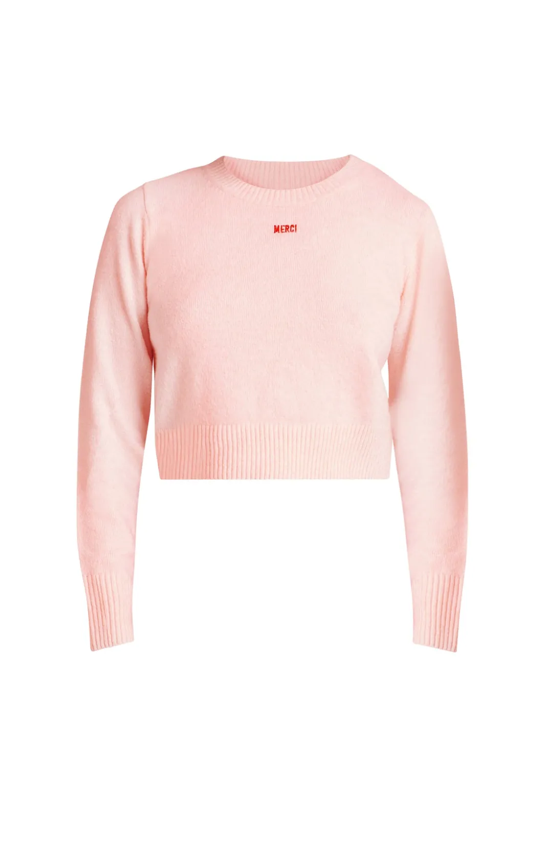 Sweaters & Knits | Sweaters & Knits<Cinq à Sept Merci Cropped Pullover Oleander