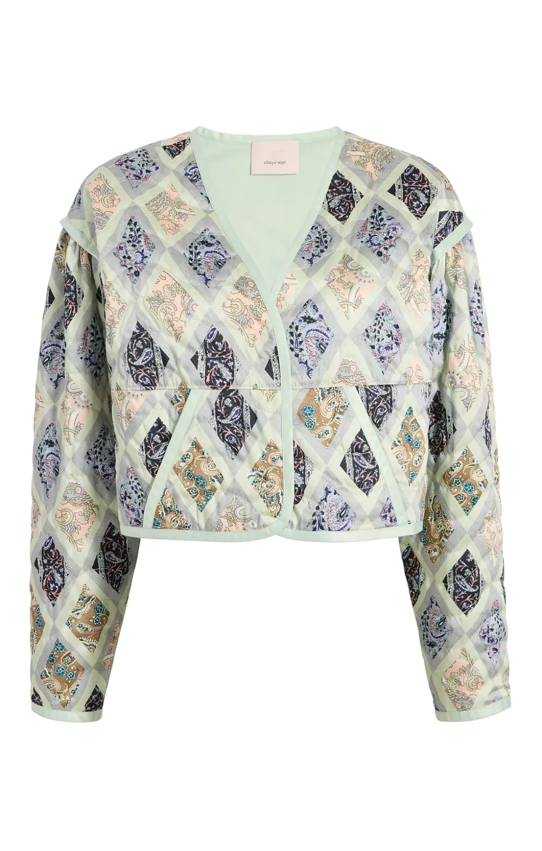 Jackets<Cinq à Sept Milena Jacket CeladonMulti