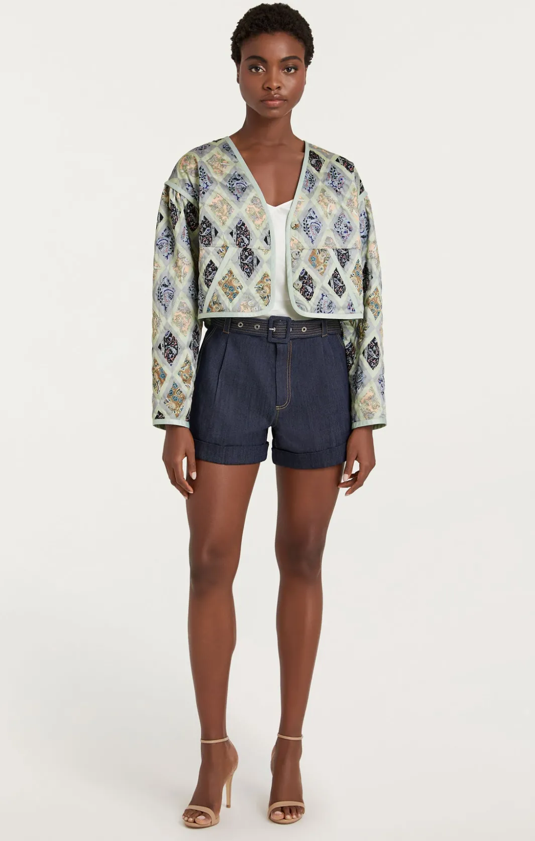 Jackets<Cinq à Sept Milena Jacket CeladonMulti