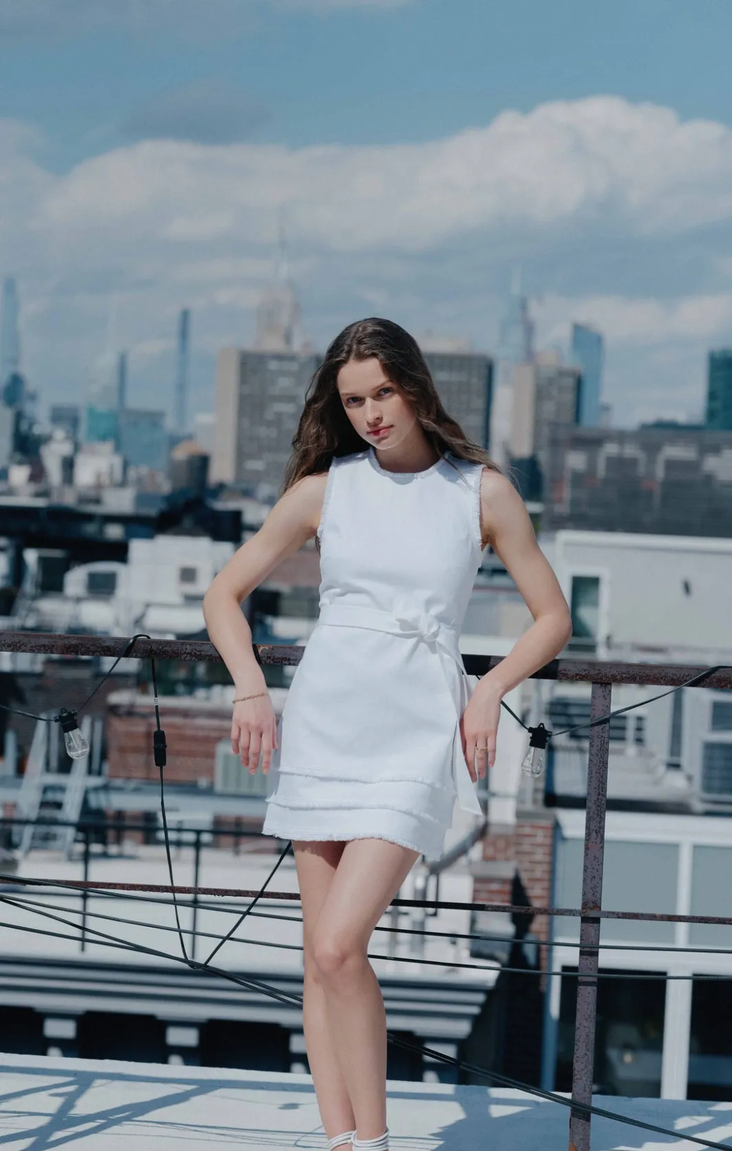 Mini<Cinq à Sept Mindie Dress White