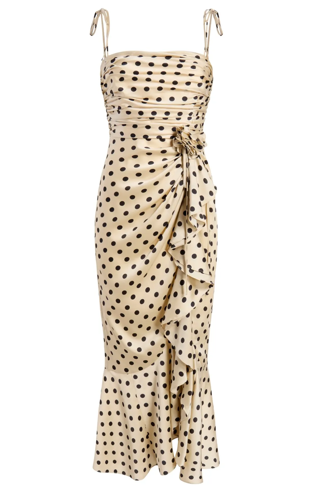 Midi | Cocktail & Evening<Cinq à Sept Mireya Dress Gardenia/Black