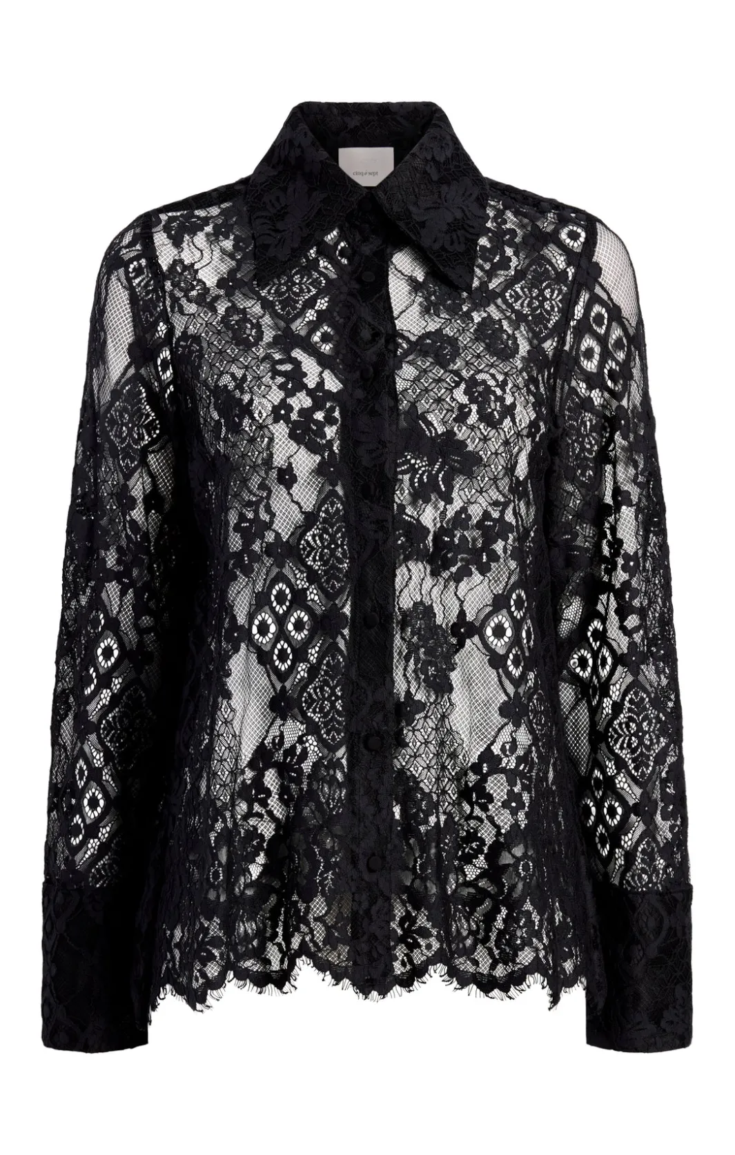 Long Sleeve Tops<Cinq à Sept Missy Top Black