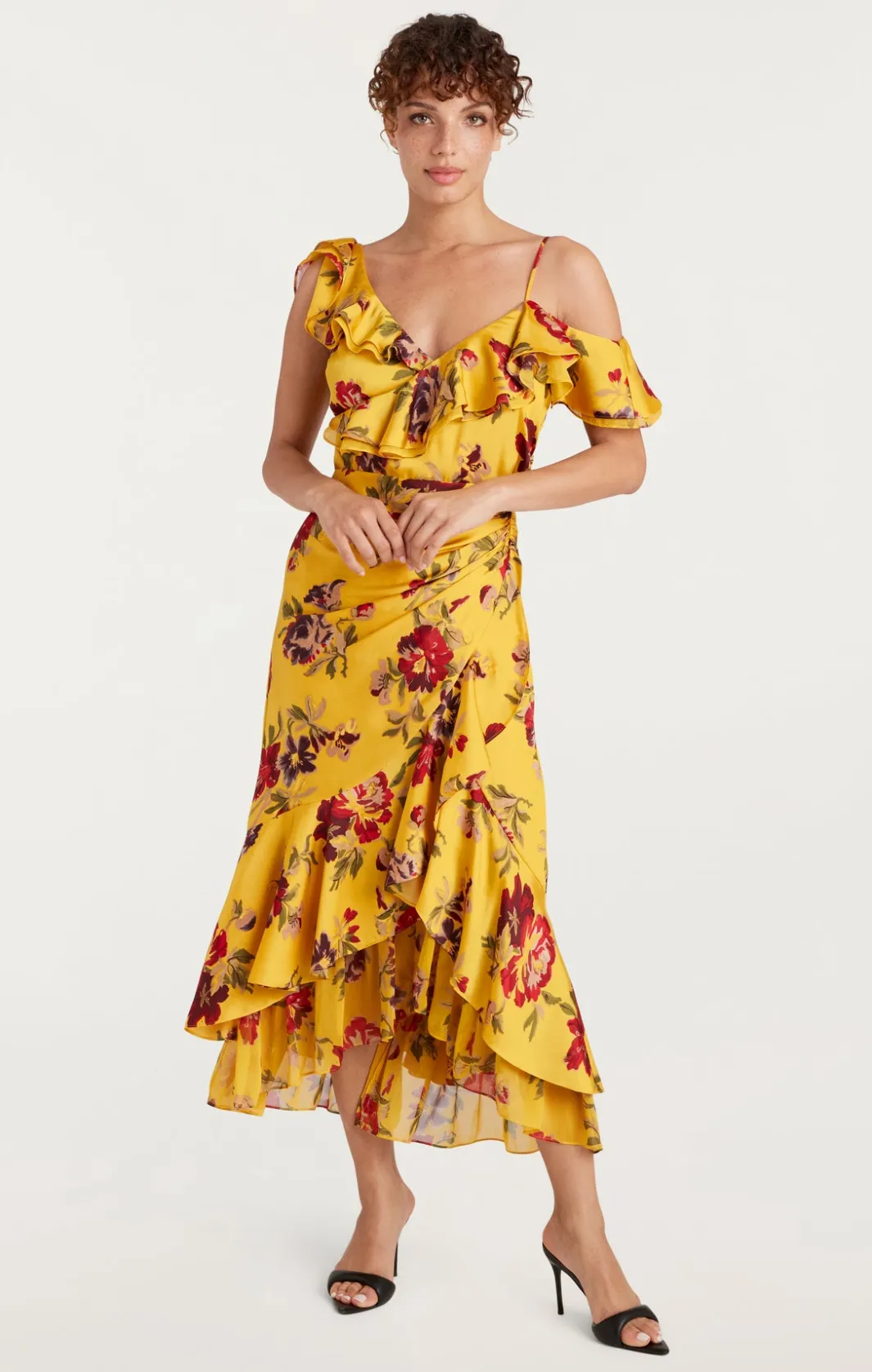 Midi | Cocktail & Evening<Cinq à Sept Nara Dress DeepGoldMulti