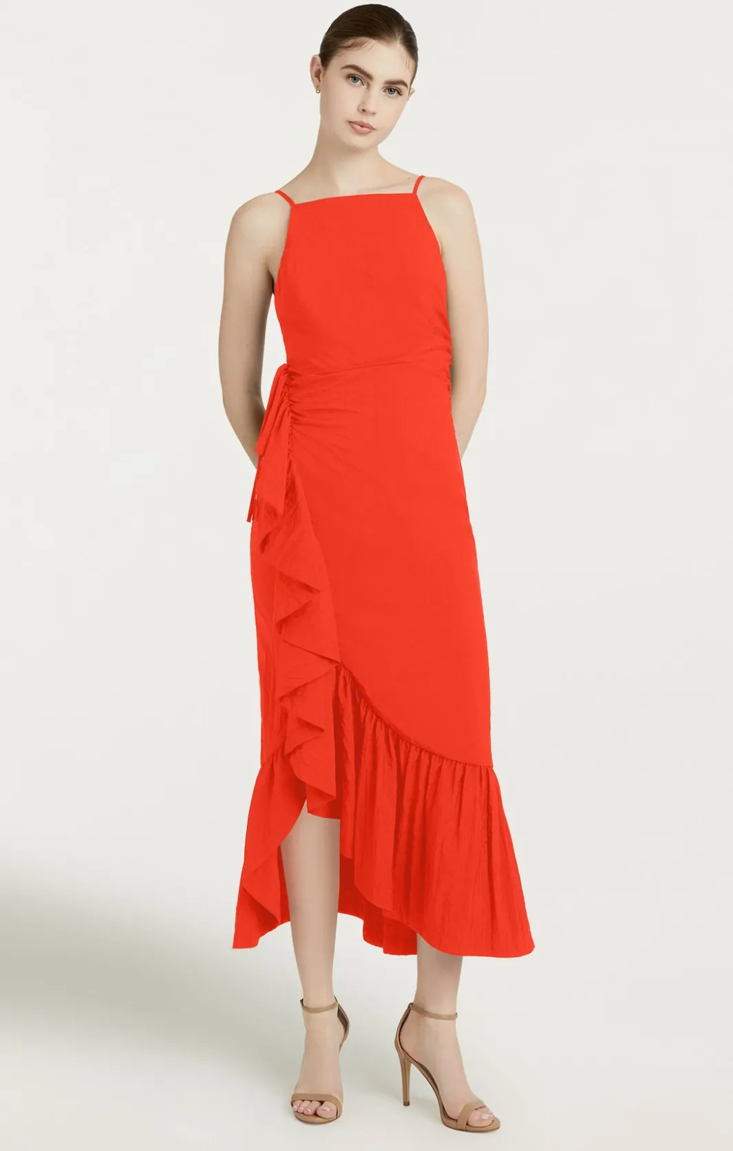 Midi | Cocktail & Evening<Cinq à Sept Neena Dress CherryTomato