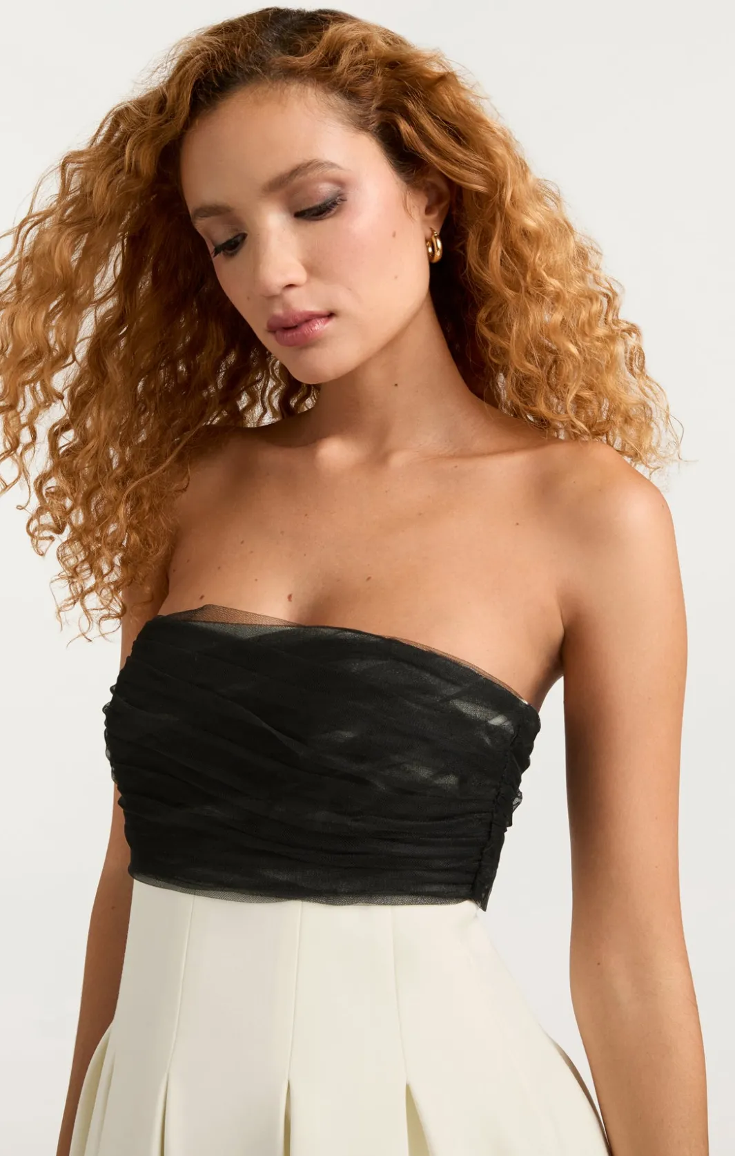 Midi | Cocktail & Evening<Cinq à Sept Odessa Dress Ivory/black