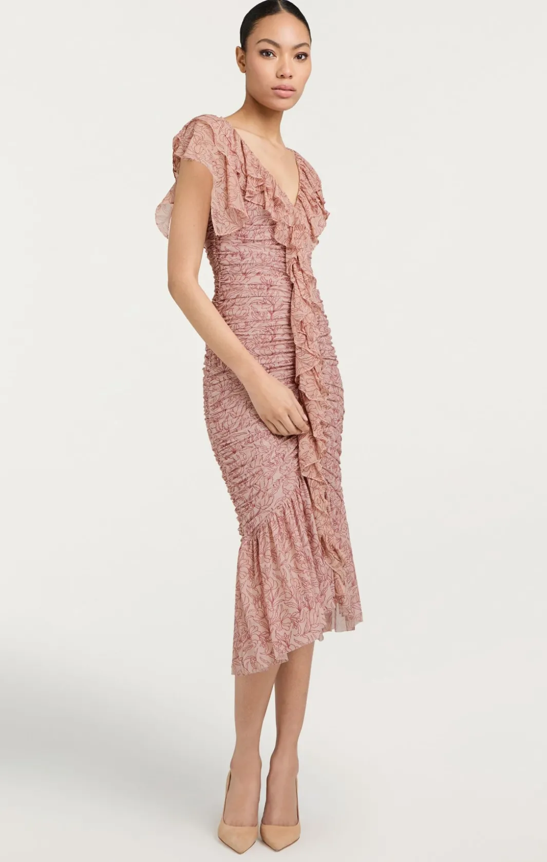 Midi | Cocktail & Evening<Cinq à Sept Paola Dress BlusherMulti