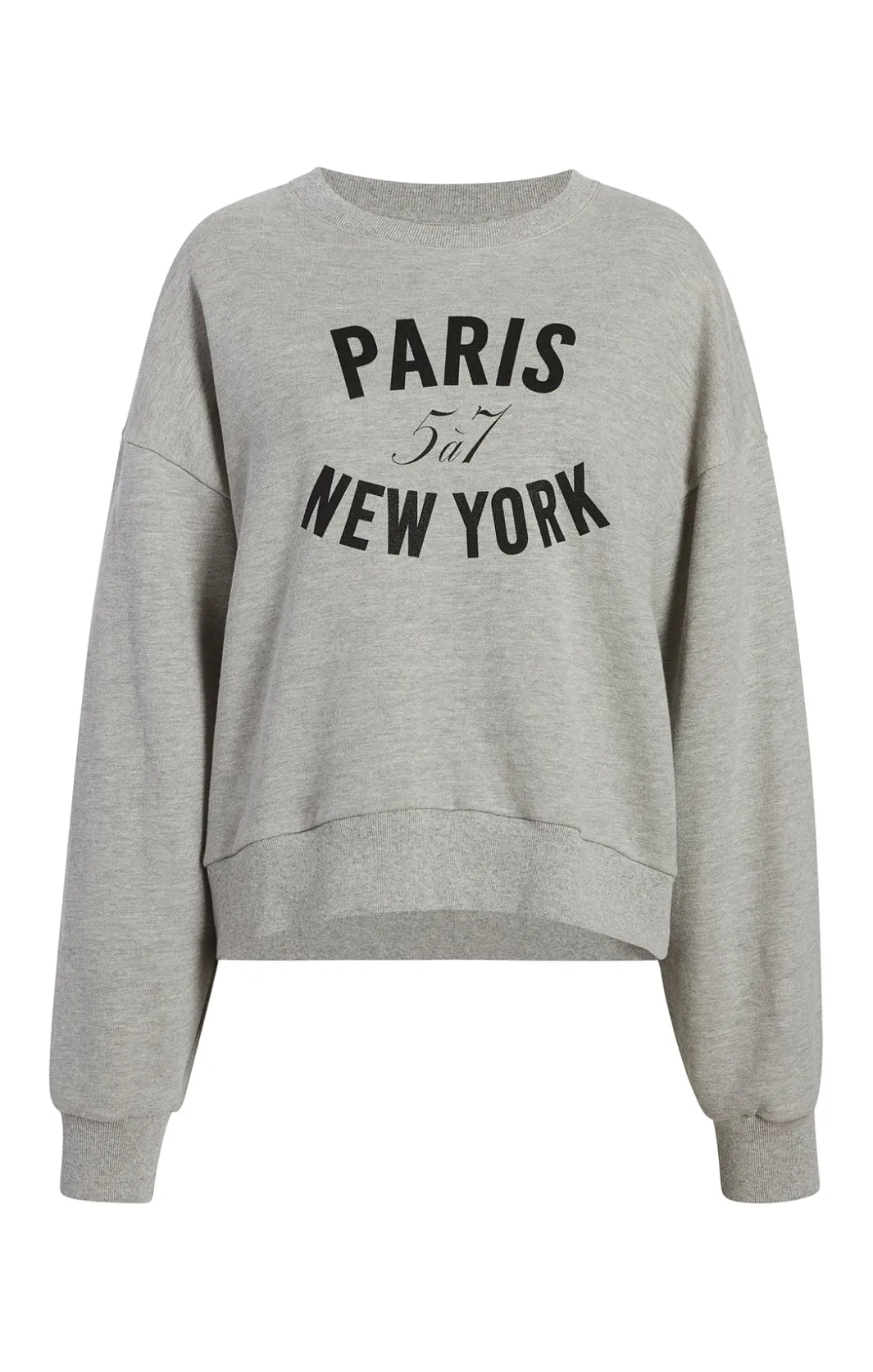 Long Sleeve Tops | Sweaters & Knits<Cinq à Sept Paris New York Brandy Pullover HeatherGrey/Black