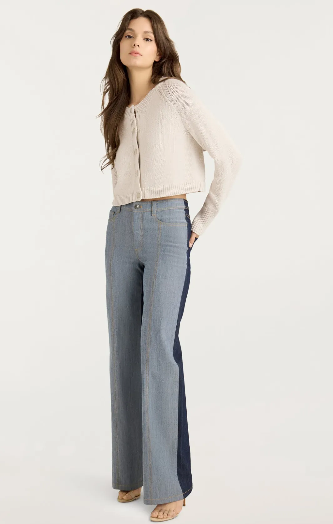 Sweaters & Knits | Sweaters & Knits<Cinq à Sept Pastel Millie Cardigan Plaster