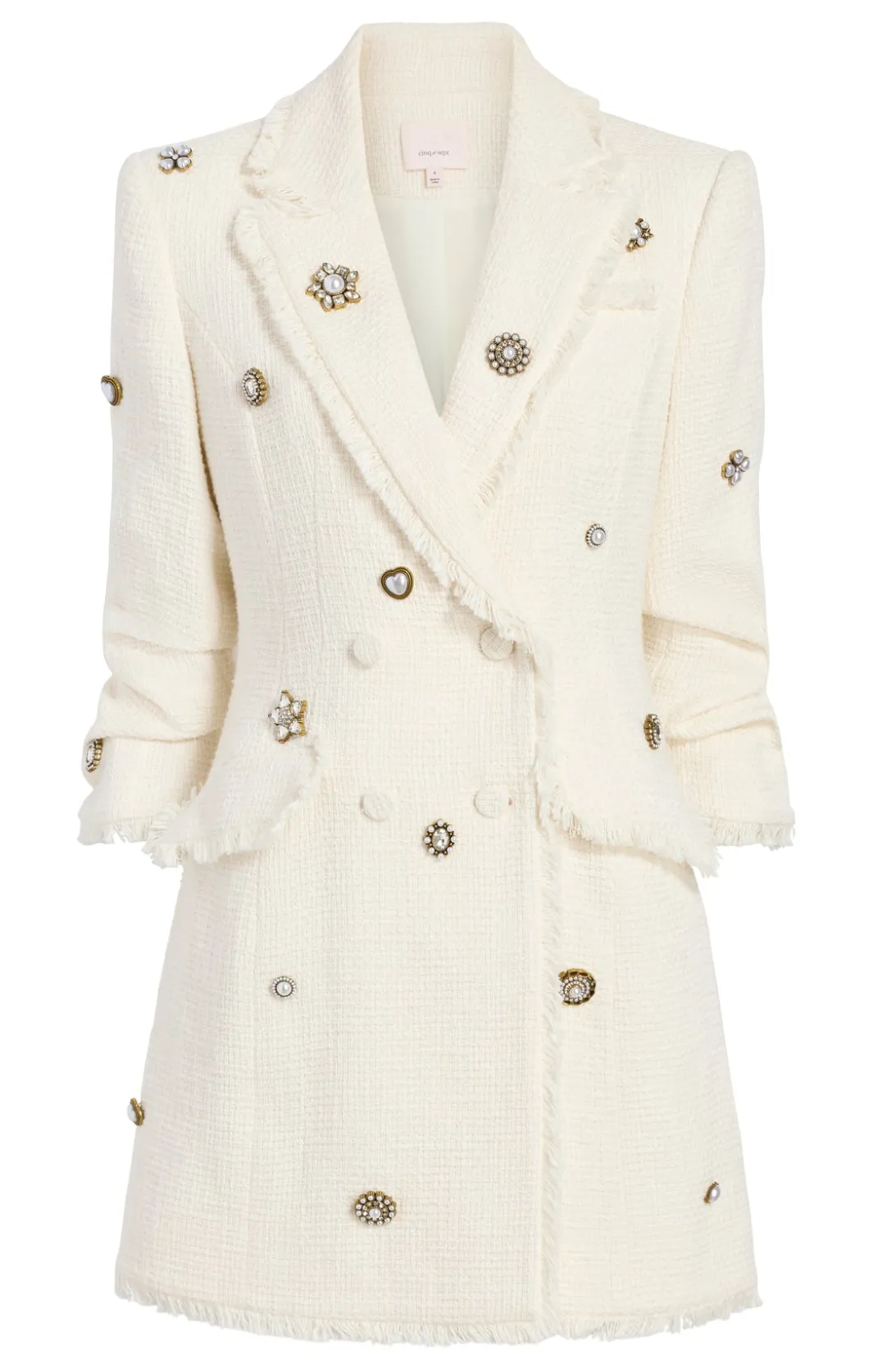 Mini<Cinq à Sept Pearl Charm Joel Dress Gardenia