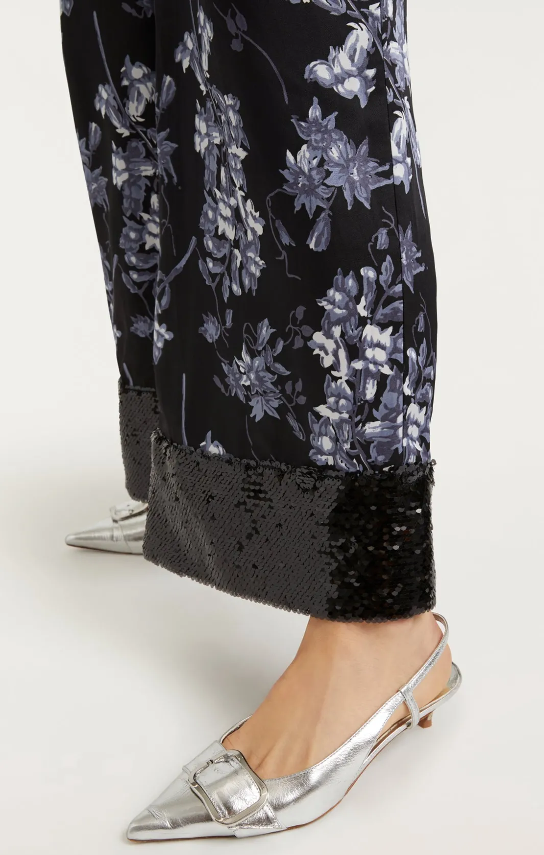 Pants<Cinq à Sept Phoebe Pant CoastalFloralBlackMulti