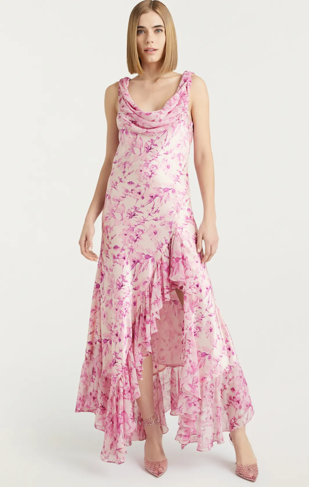 Cocktail & Evening<Cinq à Sept Raya Dress VibrantPlumMulti