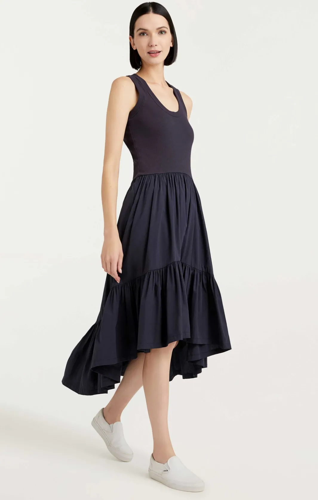 Midi<Cinq à Sept Raynor Dress Navy