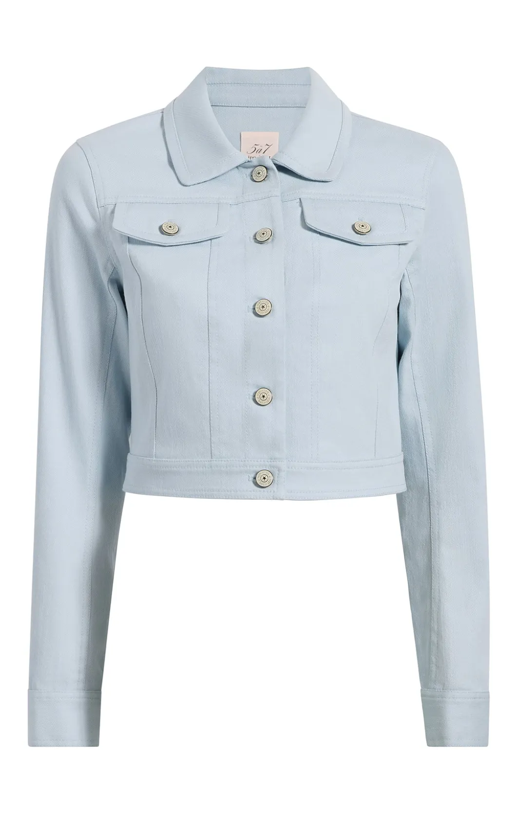 Jackets | Denim<Cinq à Sept Regina Jacket BabyBlue