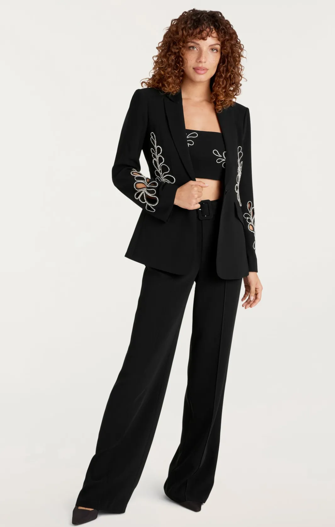 Blazers<Cinq à Sept Rhinestone Paisley Cheyenne Blazer Black