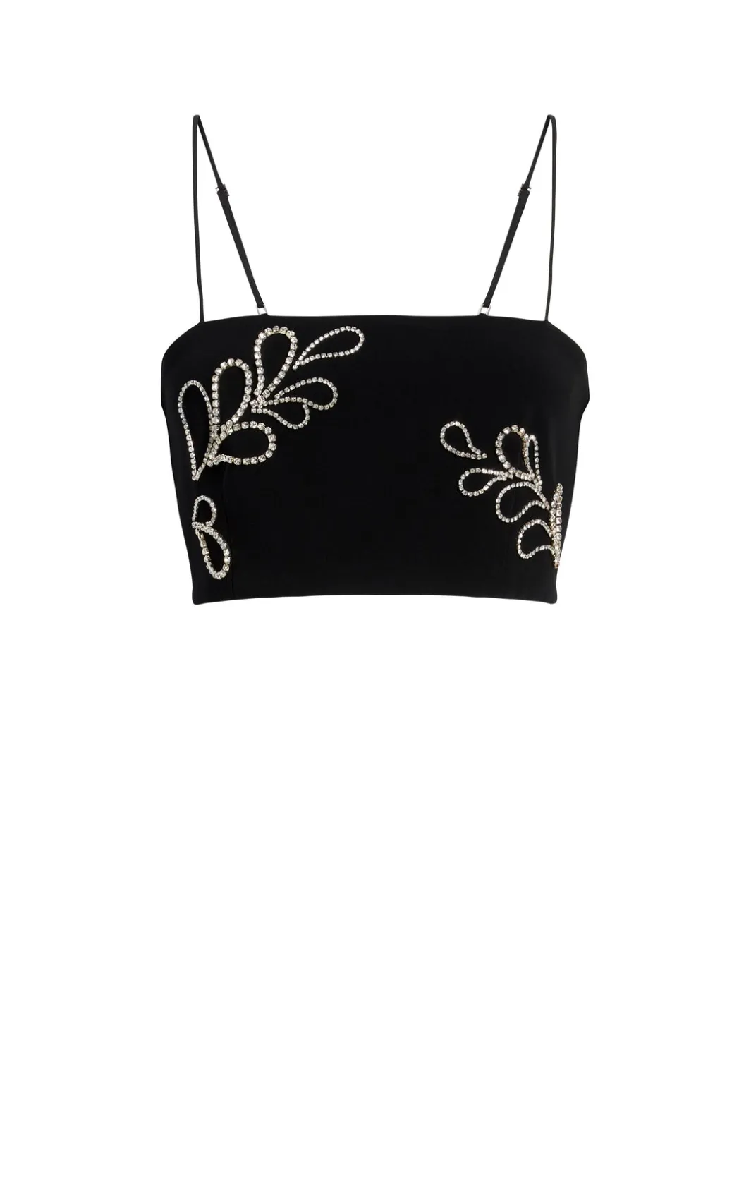 Tank Tops & Camisoles<Cinq à Sept Rhinestone Paisley Nikki Top Black