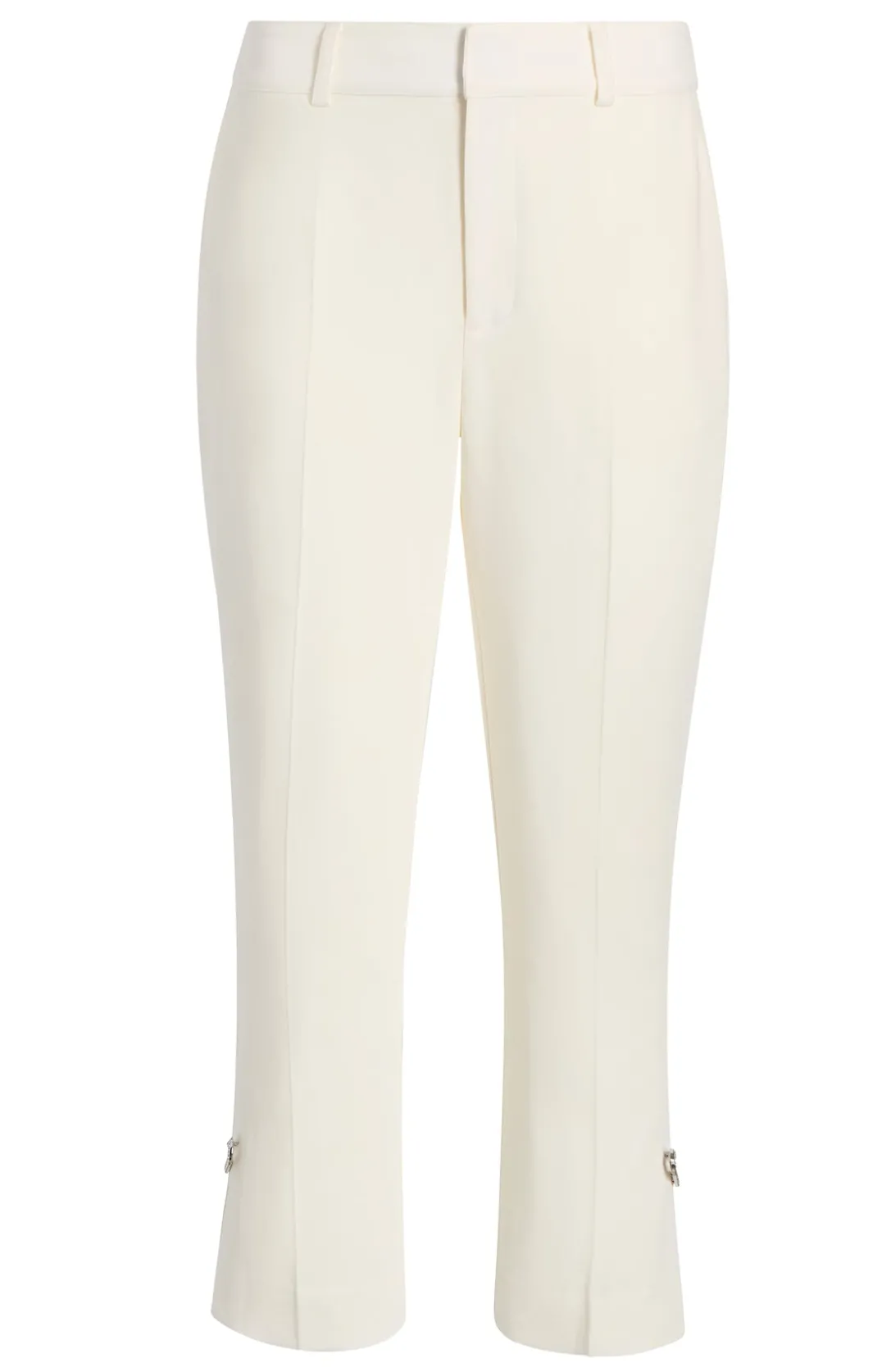 Pants<Cinq à Sept Rhinestone Pin Cropped Kerry Pant Ivory