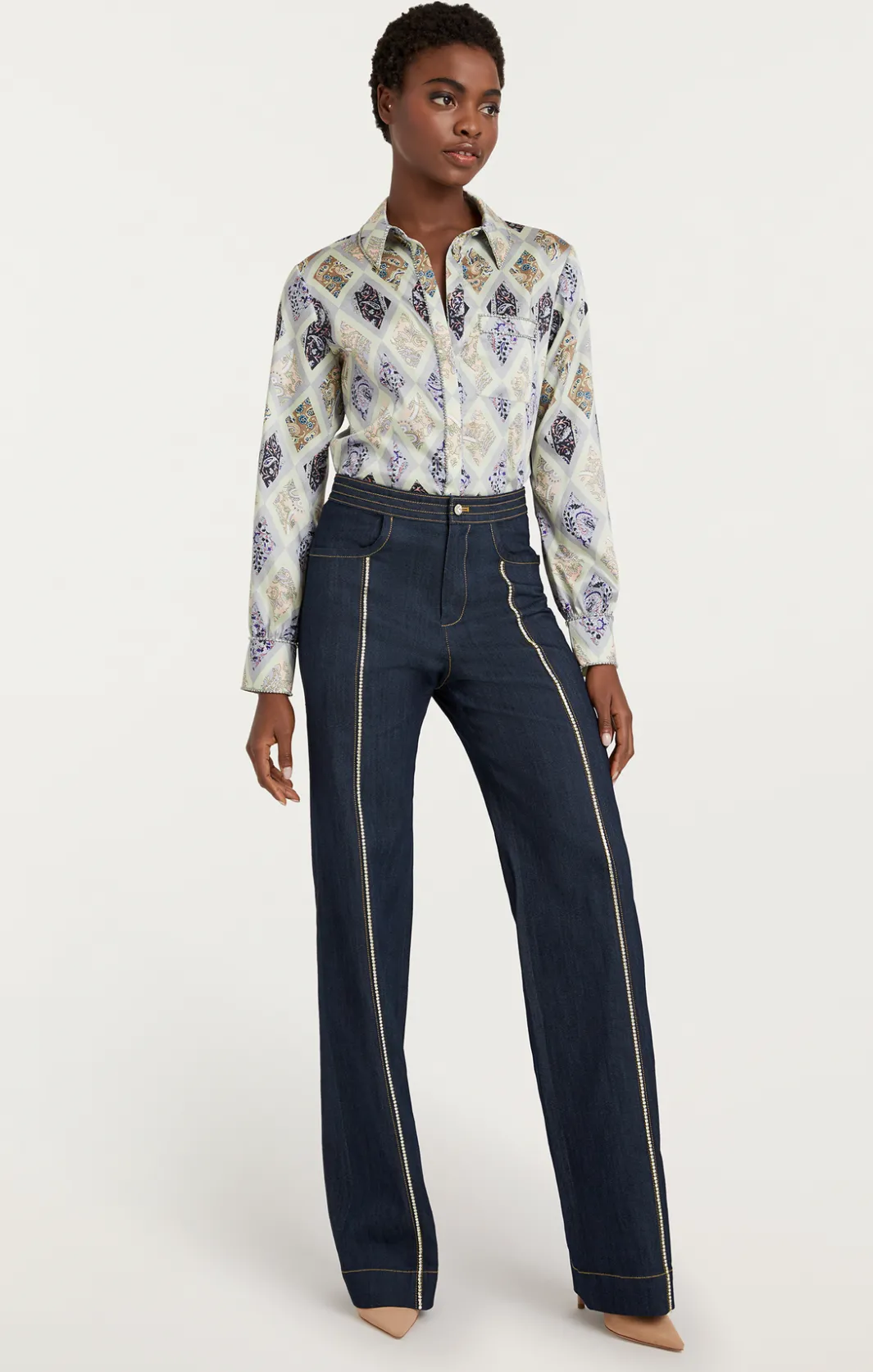 Pants | Denim<Cinq à Sept Rosalind Pant Indigo