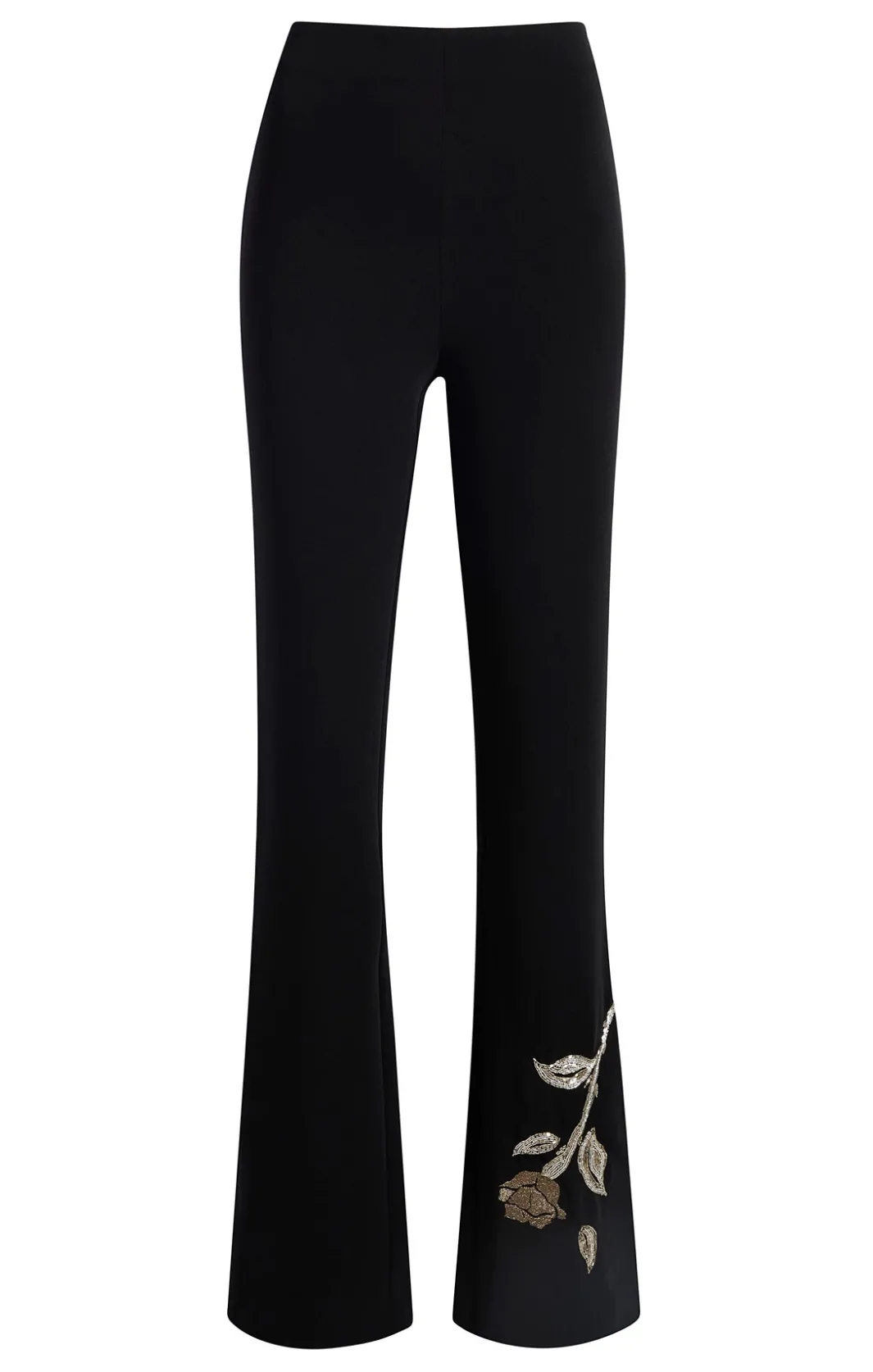 Pants<Cinq à Sept Rose Embellished Eva Pant Black