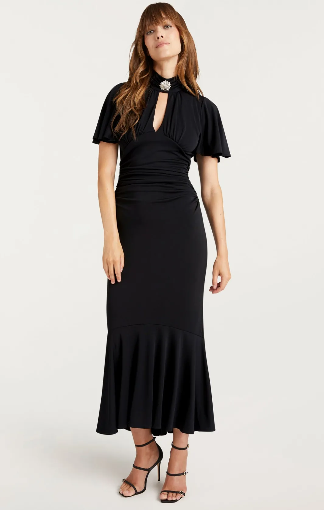 Midi | Cocktail & Evening<Cinq à Sept Rosita Dress Black