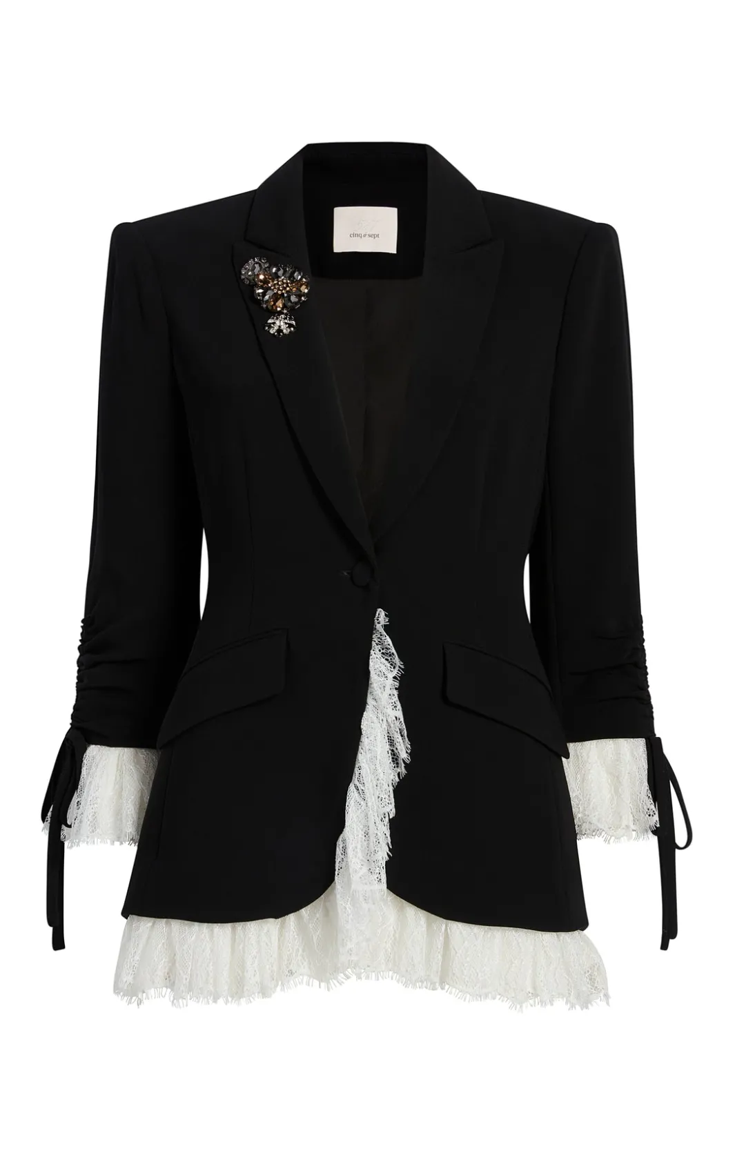 Blazers<Cinq à Sept Roxie Blazer Black/Ivory