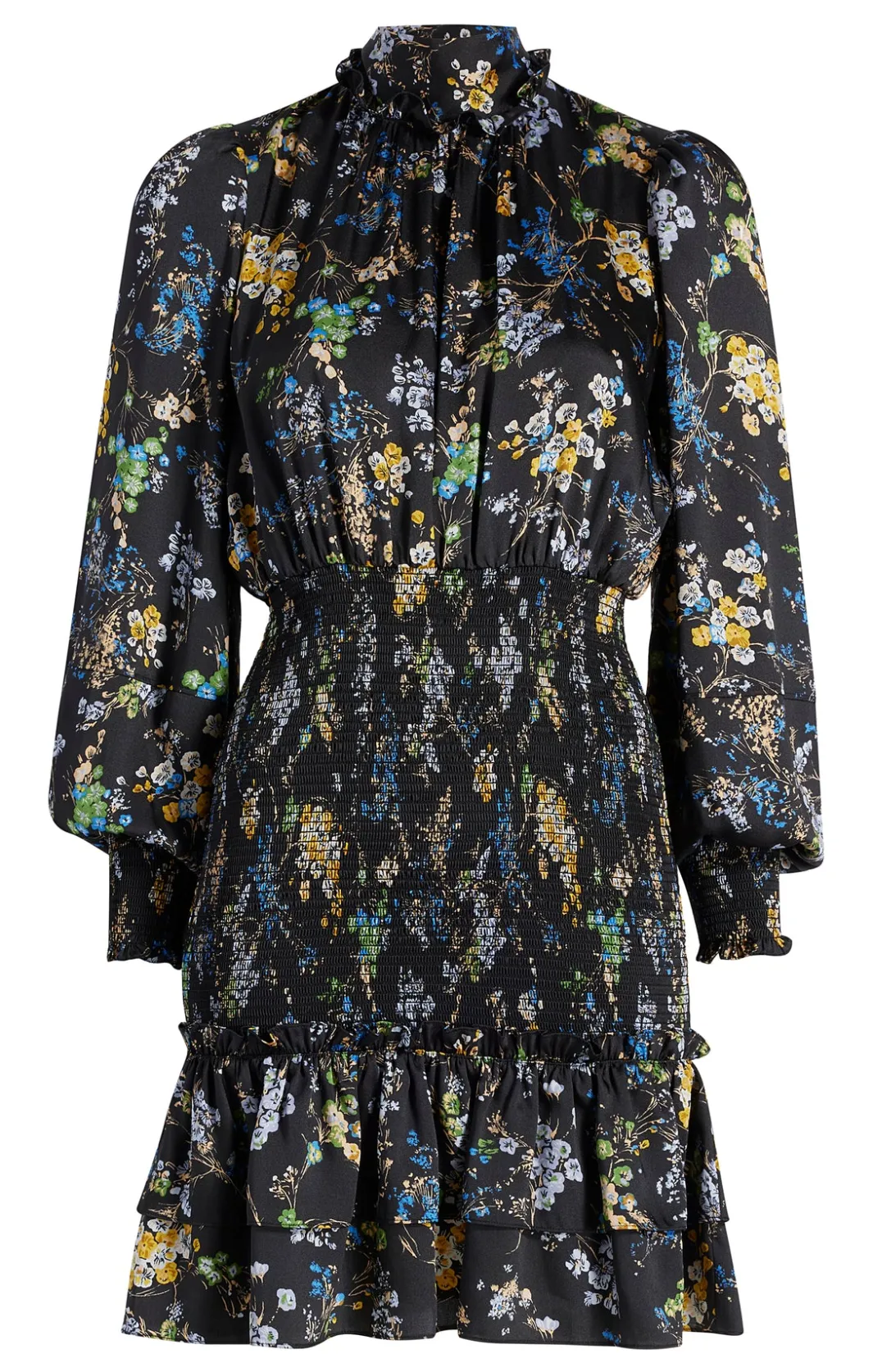 Mini<Cinq à Sept Sakura Floral Arabelle Dress NoirMulti