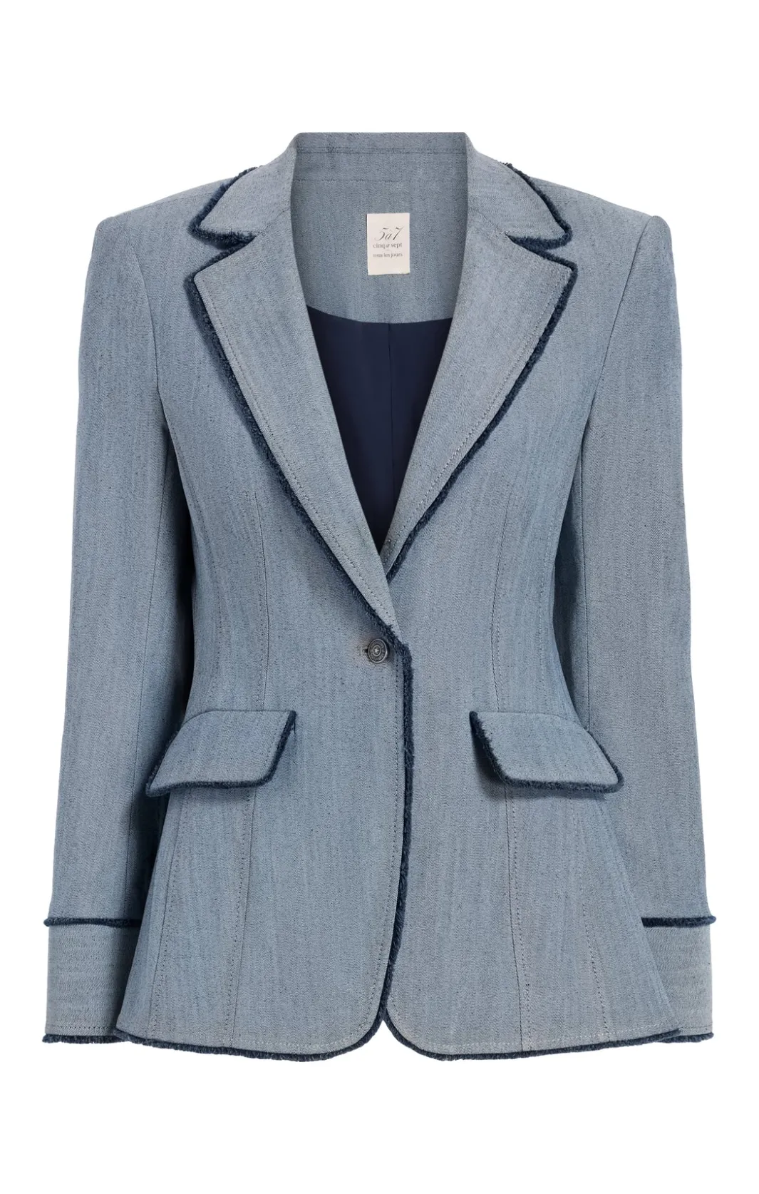 Denim<Cinq à Sept Sallie Jacket LightIndigo