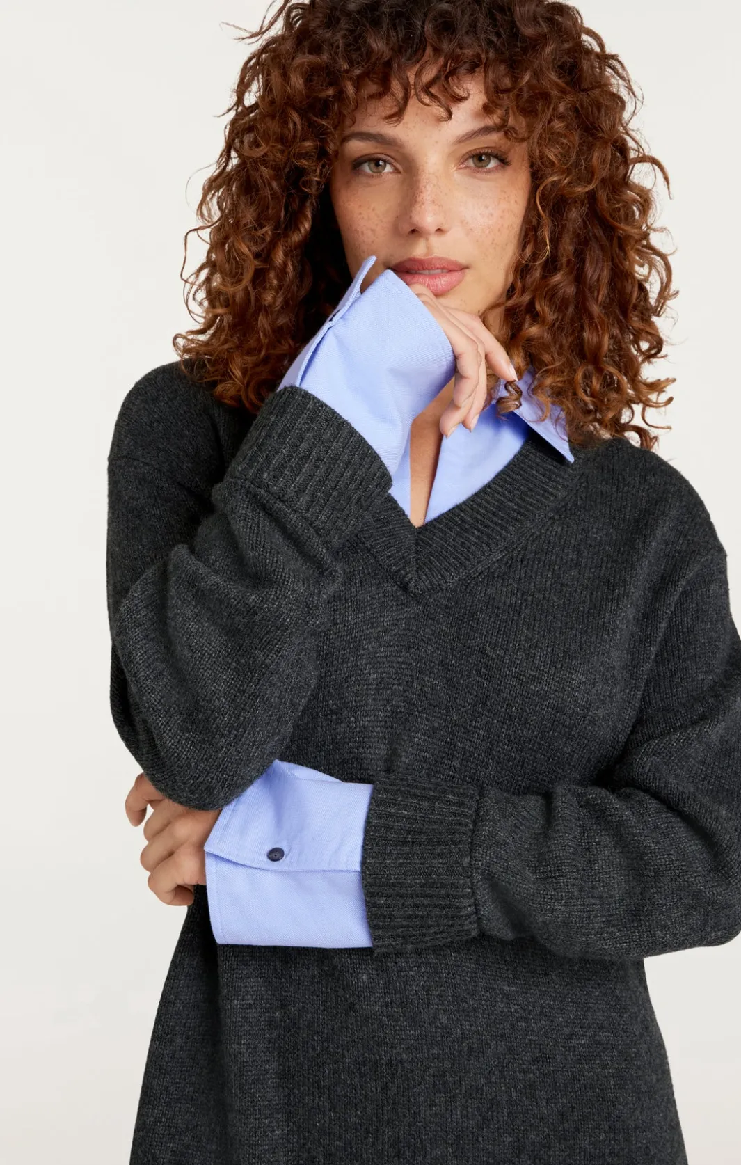 Mini | Sweaters & Knits<Cinq à Sept Santina Dress Charcoal/Raincloud