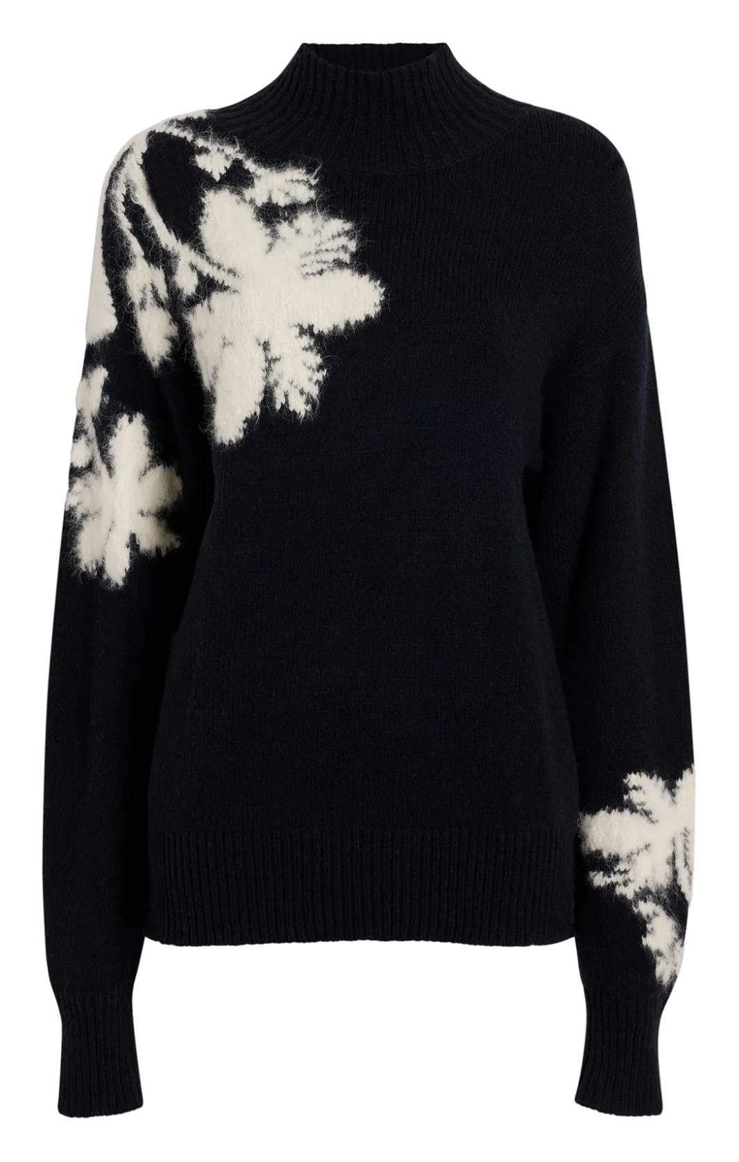 Sweaters & Knits | Sweaters & Knits<Cinq à Sept Sarah Turtleneck Pullover Black/ivory