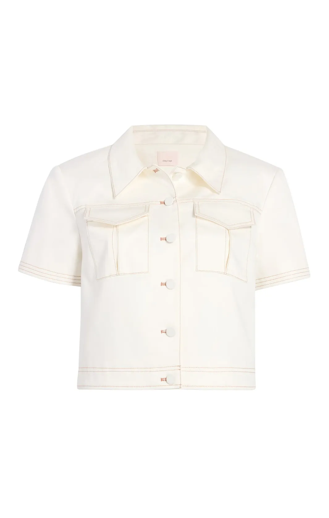 Jackets<Cinq à Sept Sateen Coco Jacket White