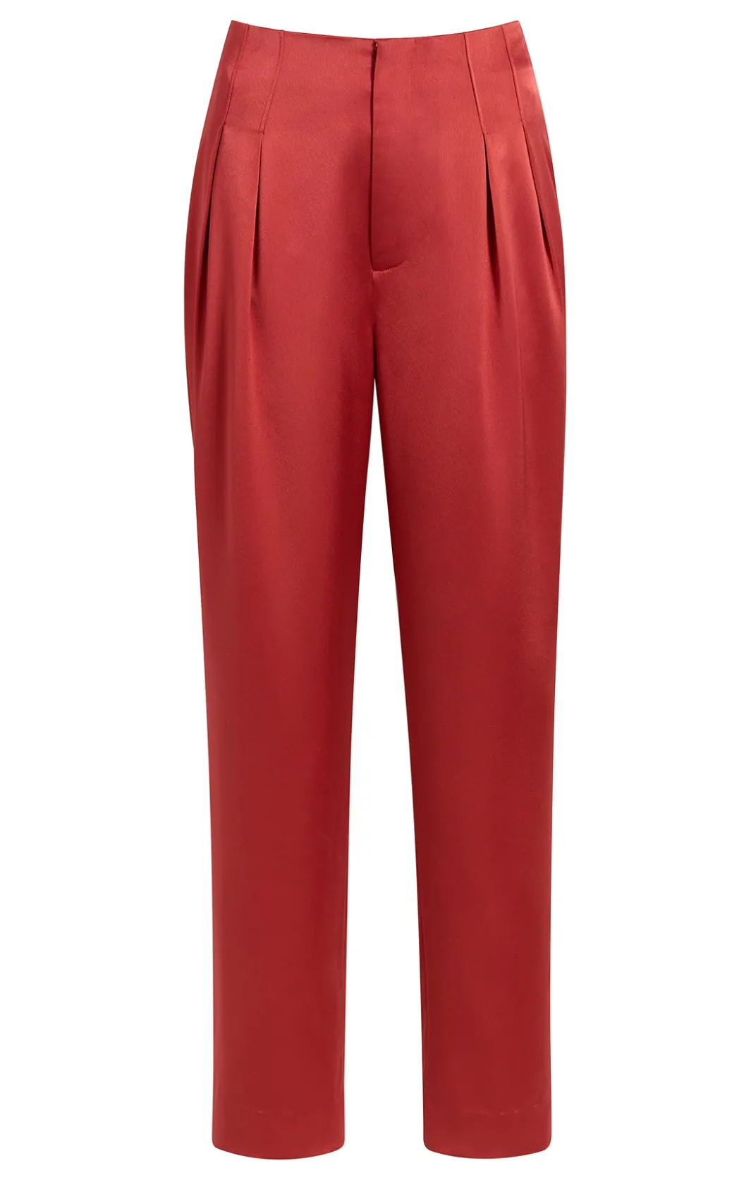 Pants<Cinq à Sept Satin Ruthy Pant Sumac
