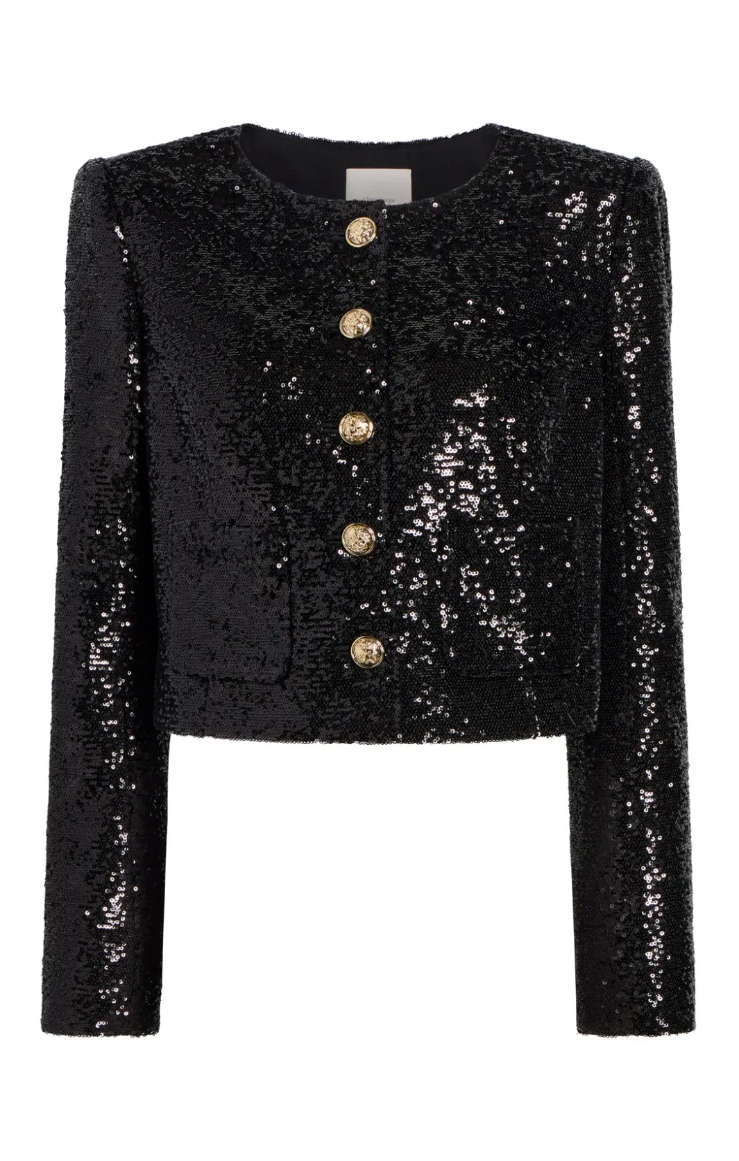 Jackets<Cinq à Sept Sequin Randi Jacket Black