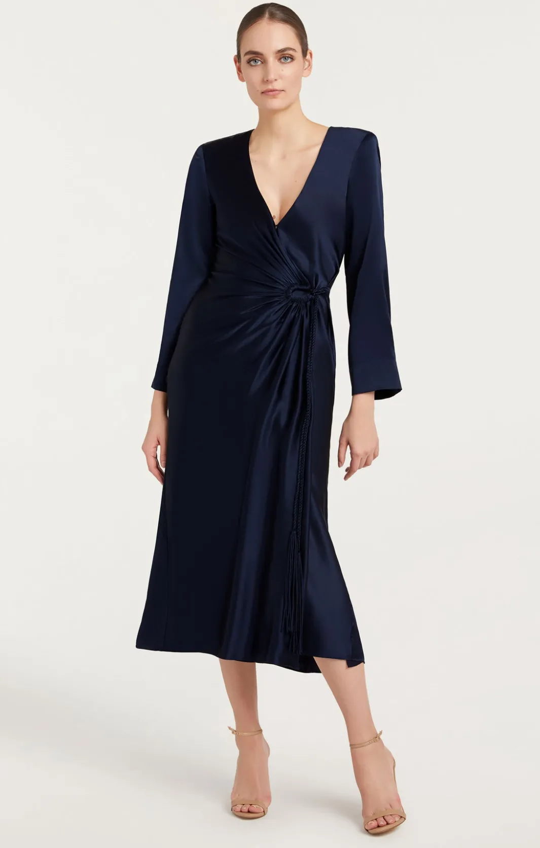 Midi | Cocktail & Evening<Cinq à Sept Serena Dress Navy