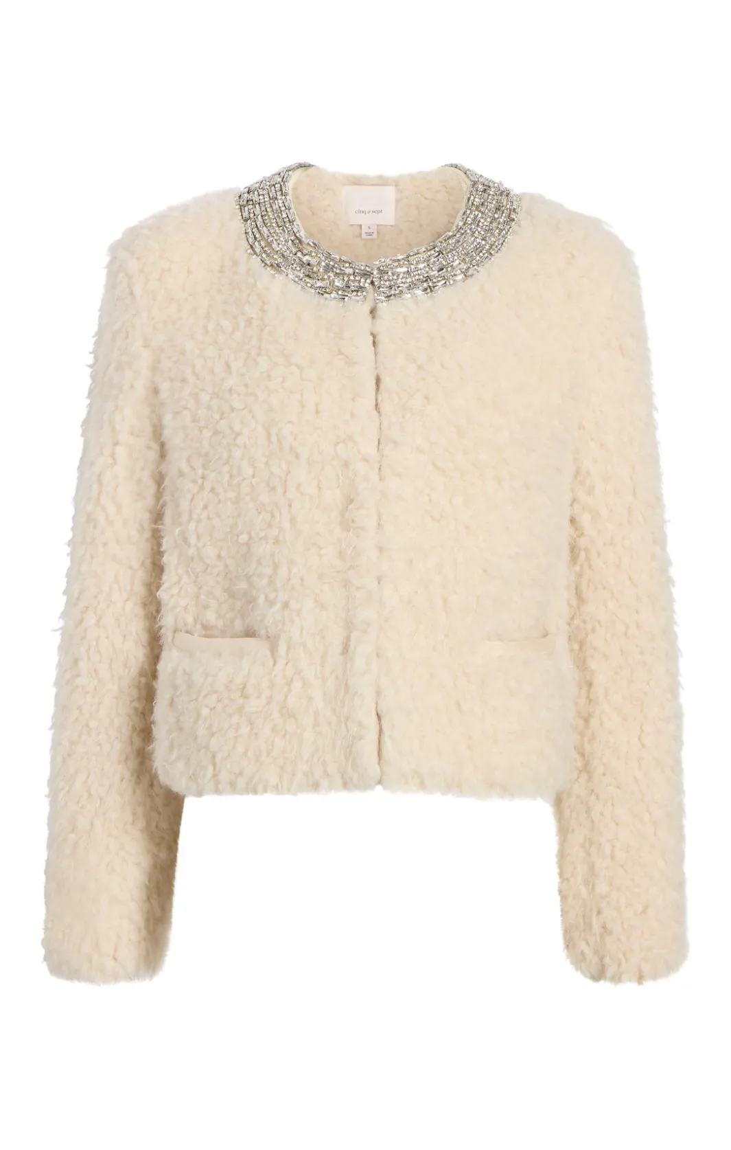 Jackets<Cinq à Sept Shearling Christie Jacket Ivory