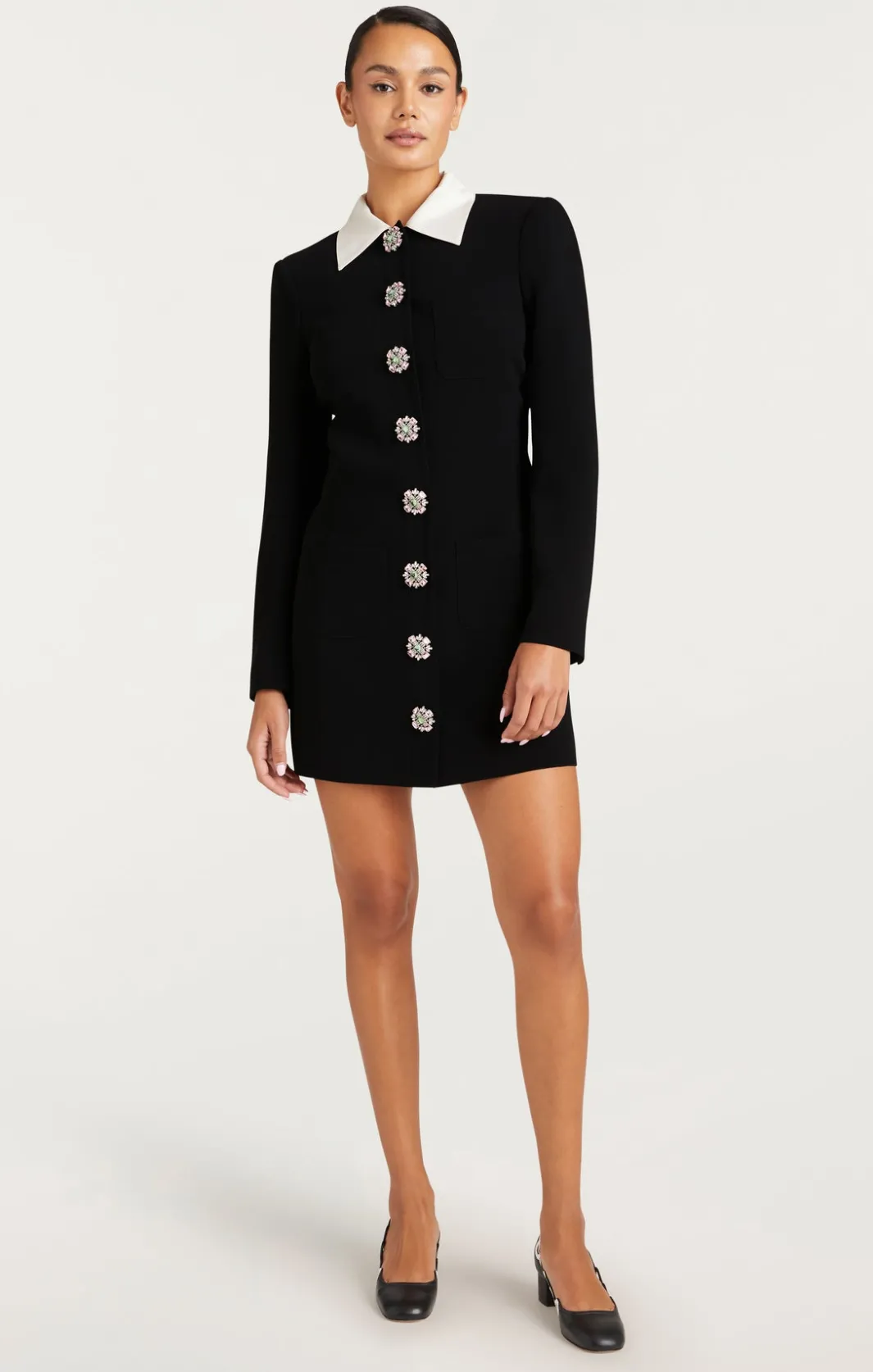 Mini<Cinq à Sept Sheryl Dress Black/ivory