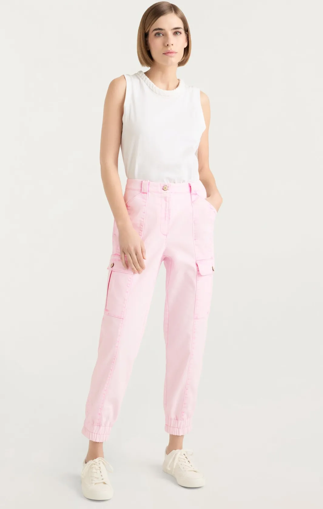 Pants<Cinq à Sept Skinny Kelly Pant Flamingo