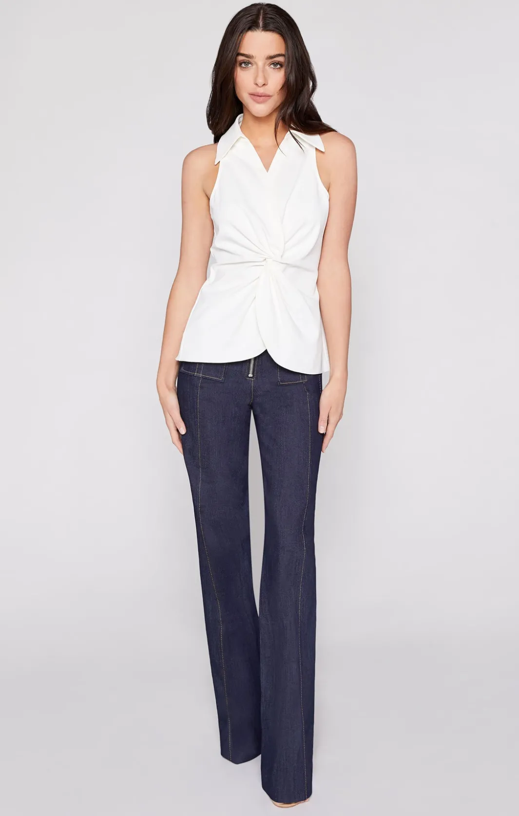 Tank Tops & Camisoles<Cinq à Sept Sleeveless Mckenna Top Ivory