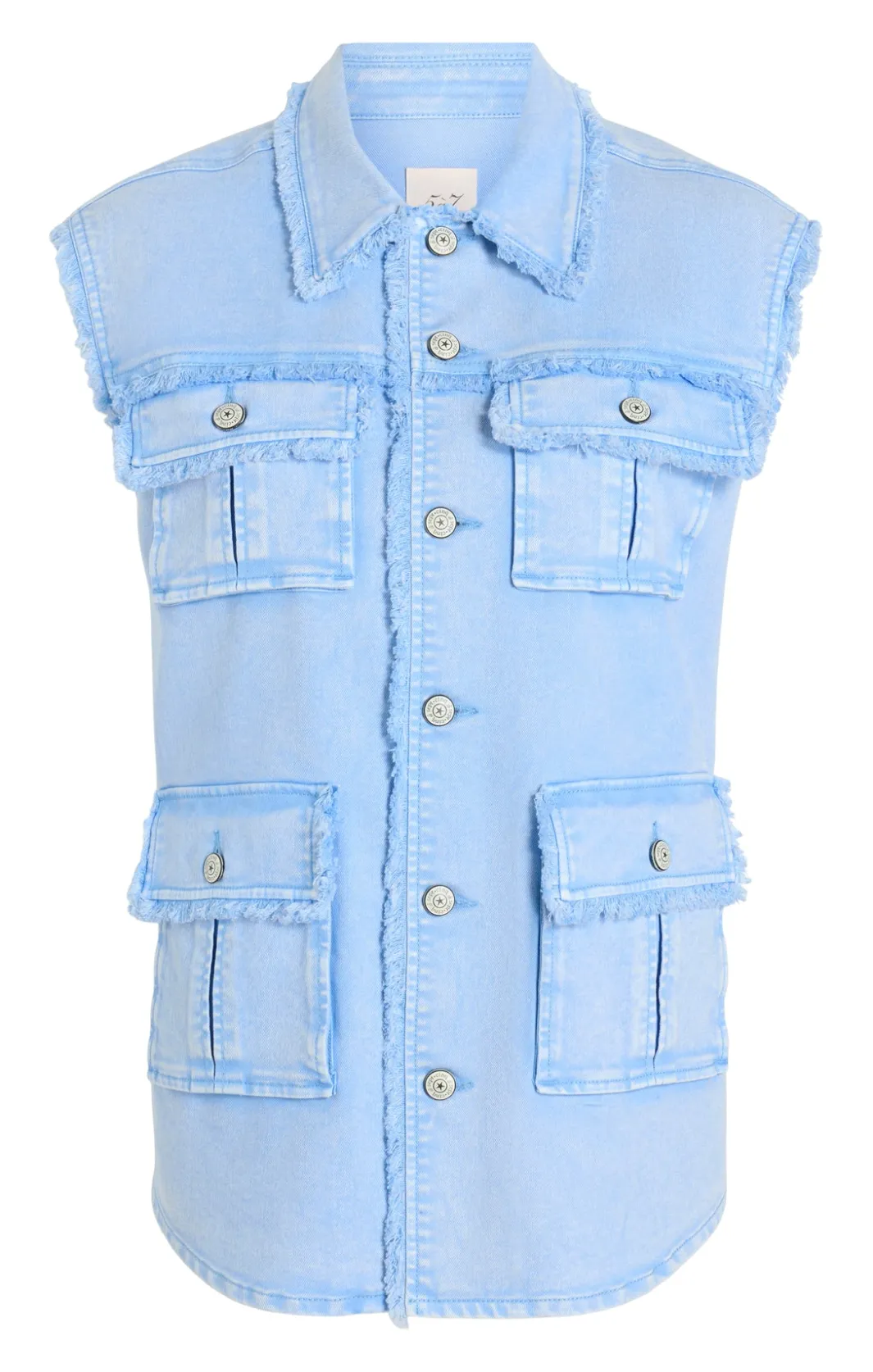 Jackets | Denim<Cinq à Sept Sleeveless Vera Jacket Skylight