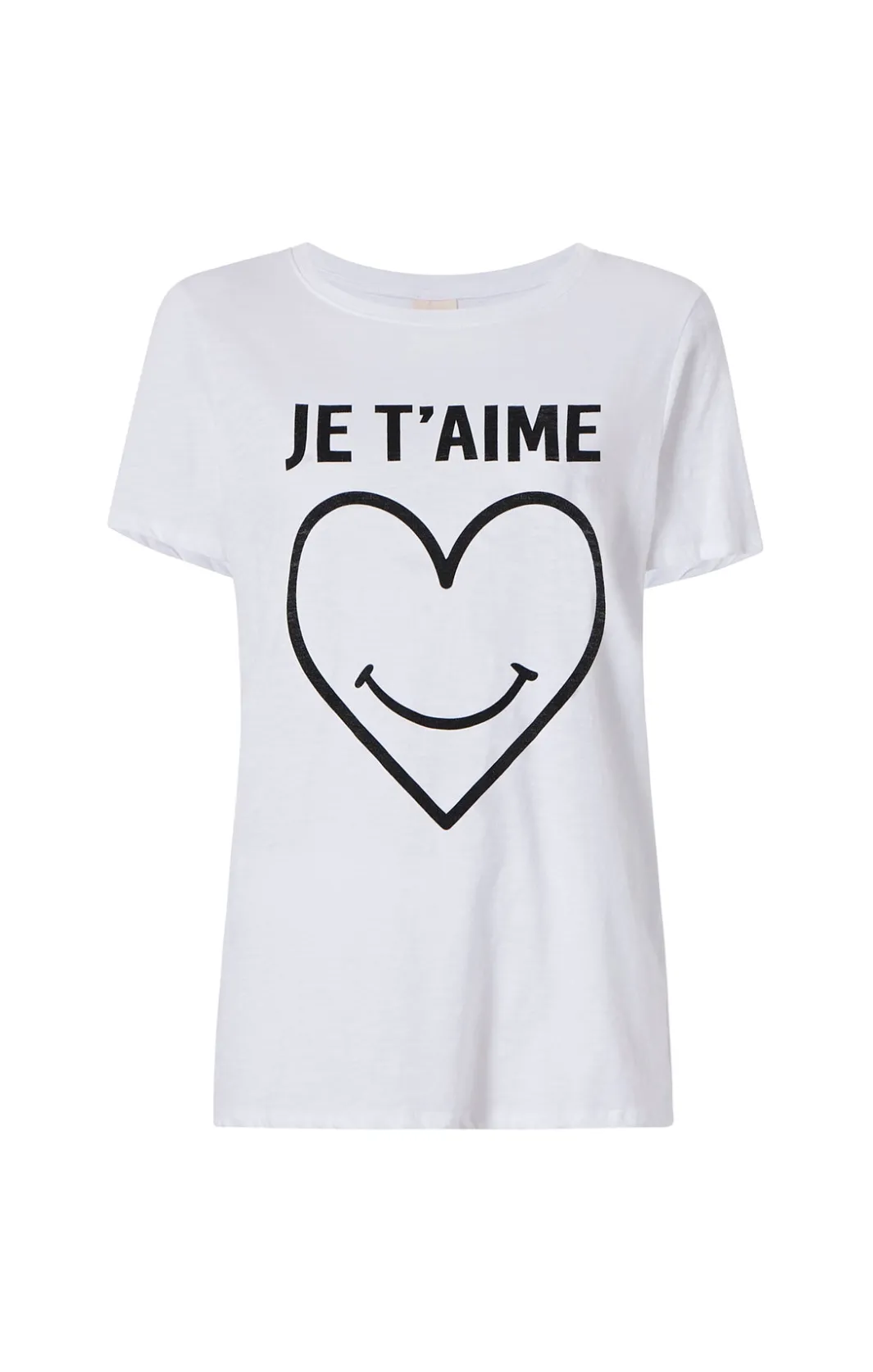 Tees & Pullovers<Cinq à Sept Smiling Heart Tee White