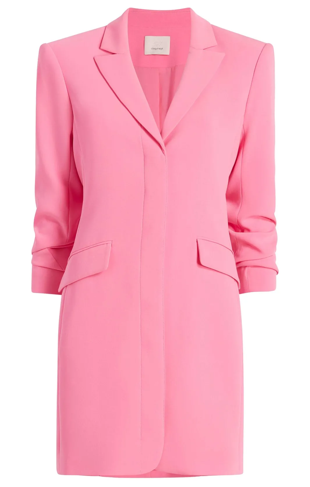 Mini<Cinq à Sept Solid Joel Dress NeonPink