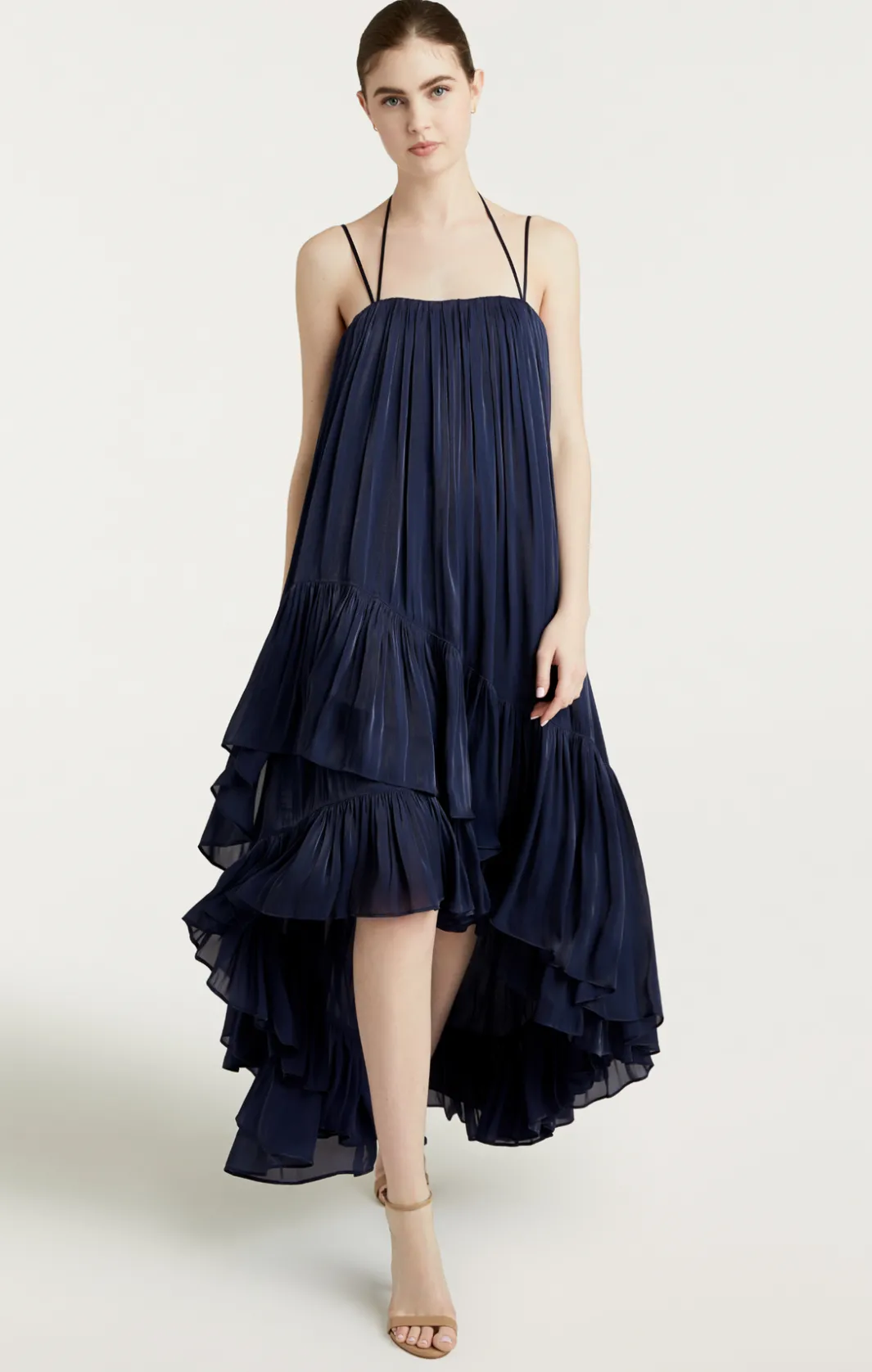 Midi<Cinq à Sept Soliel Dress Navy