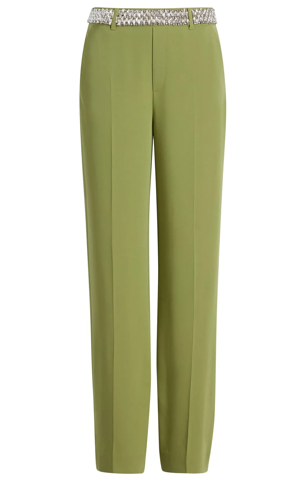 Pants<Cinq à Sept Stacked Jewelry Embellished Collins Pant Moss
