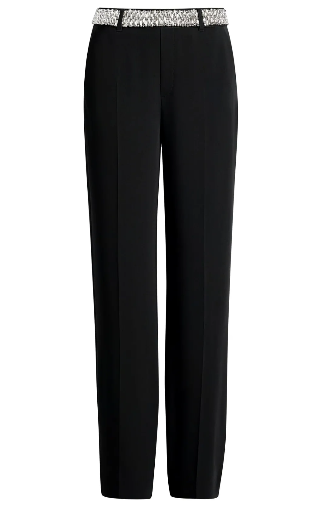Pants<Cinq à Sept Stacked Jewelry Embellished Collins Pant Black