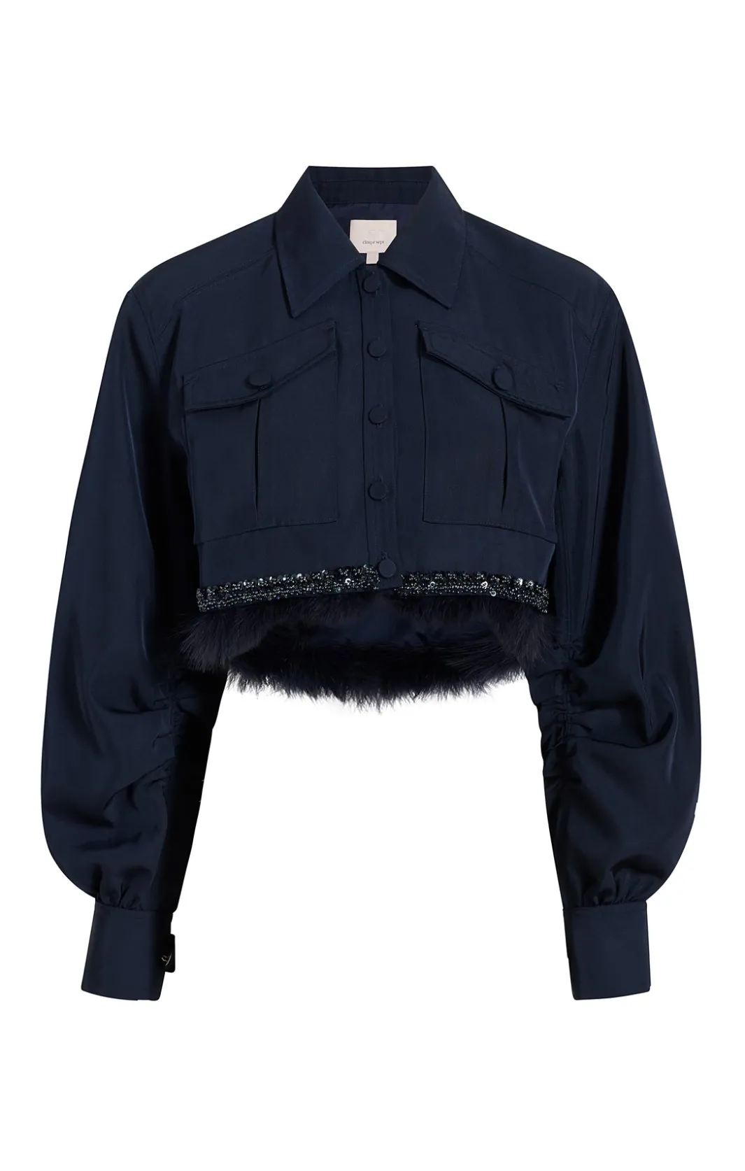 Jackets<Cinq à Sept Suvi Jacket Navy